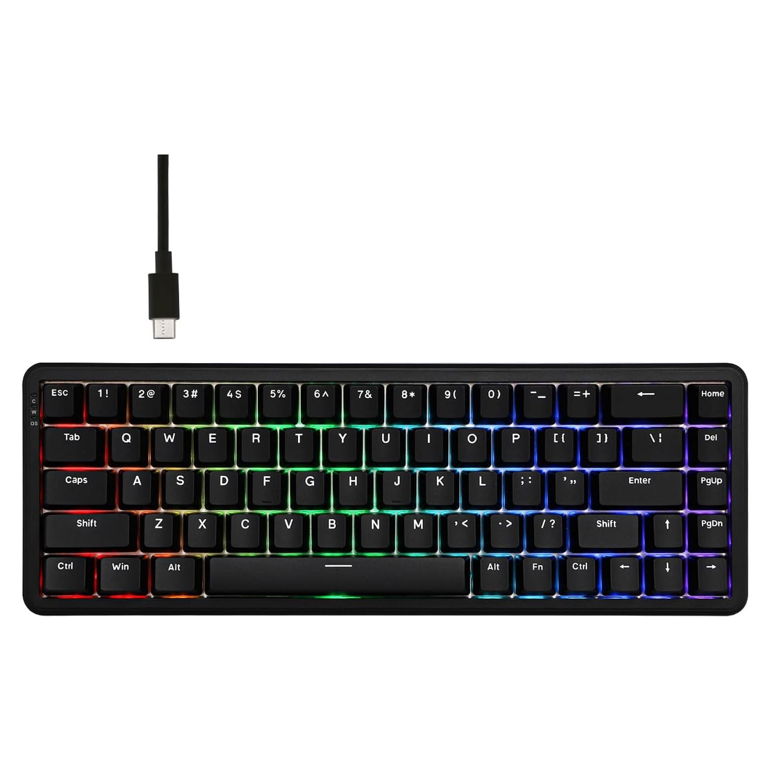Teclado Gaming MechLands AK680 MAX RGB con Cable USB-C