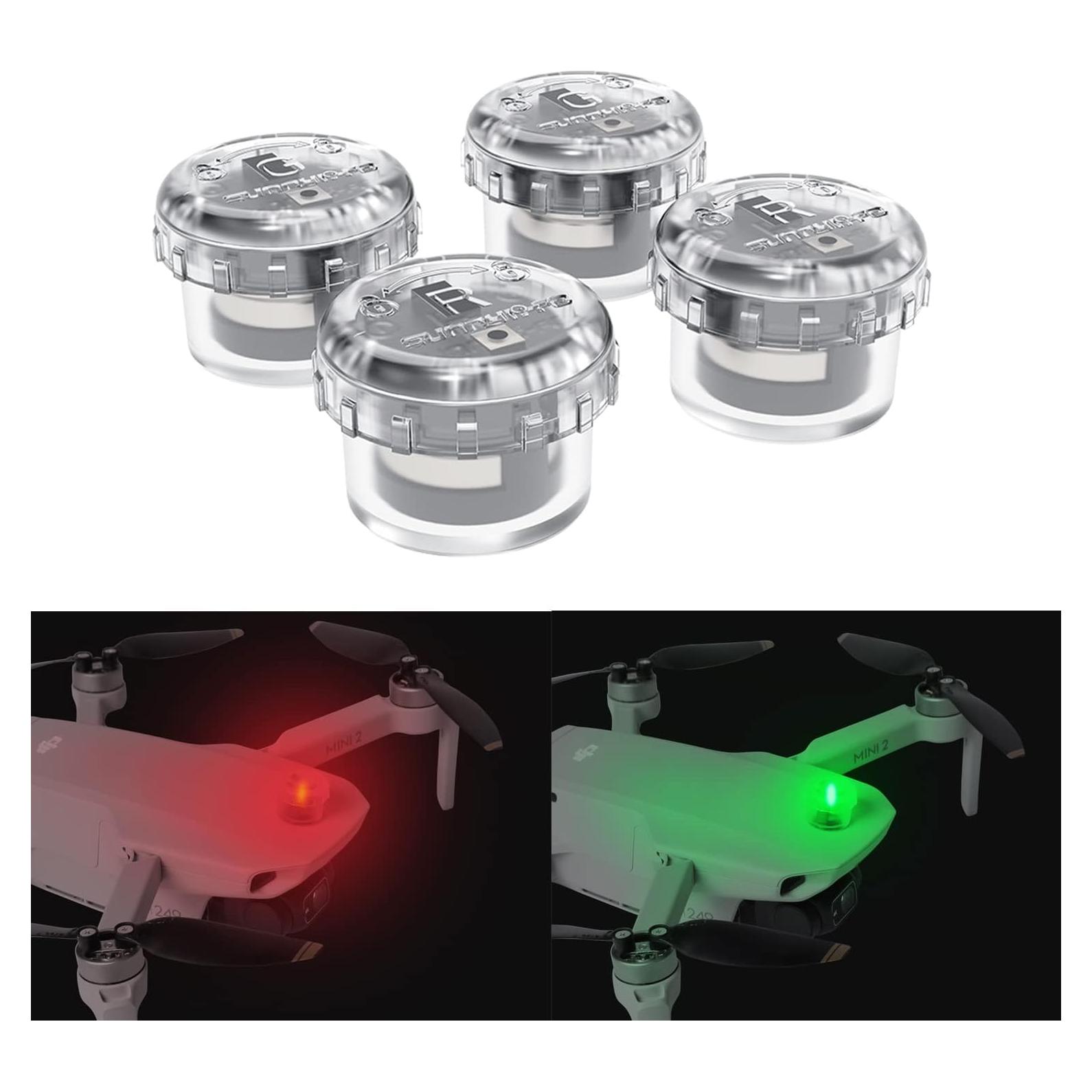 Kit de luces LED para drones ACROTOR 4 piezas rojo y verde