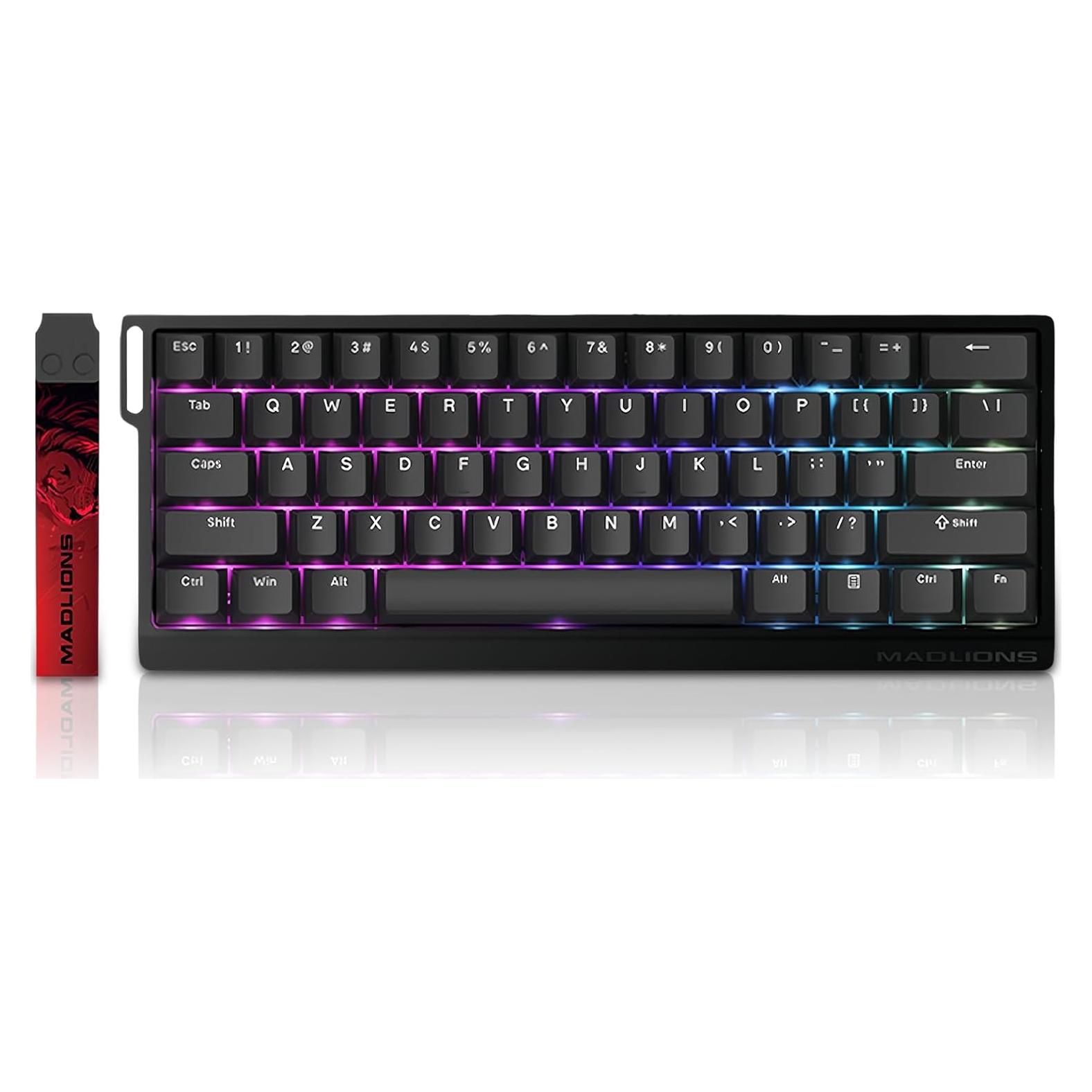 Teclado Gaming Mecánico RGB MadLions MAD 60 HE USB-C