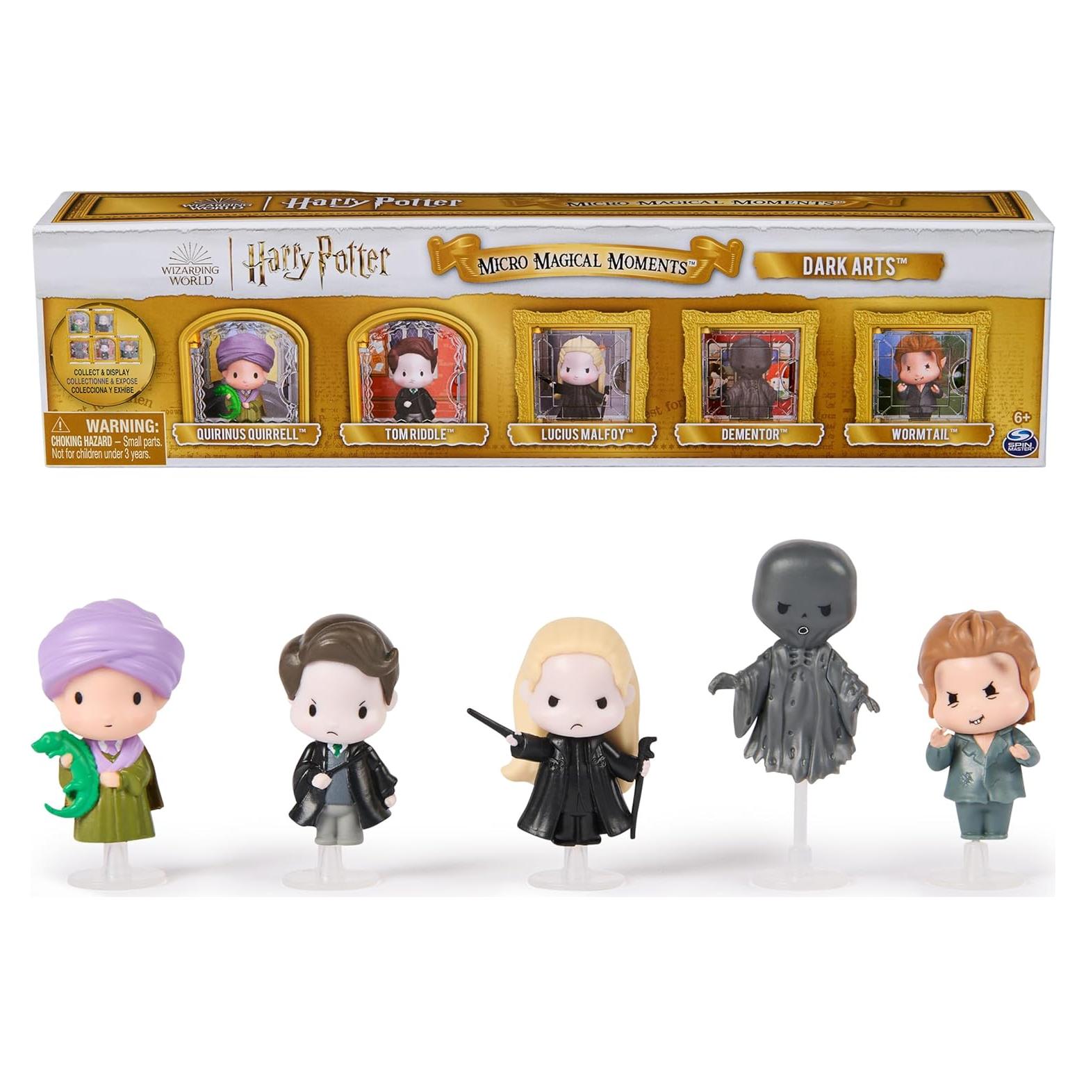 Set de Figuras Harry Potter 5 Piezas y Estuches de Exhibición