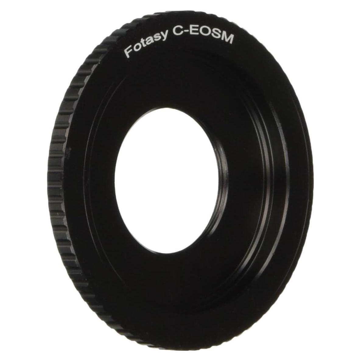 Adaptador de lente Fotasy 16mm C Mount a Canon EF-M