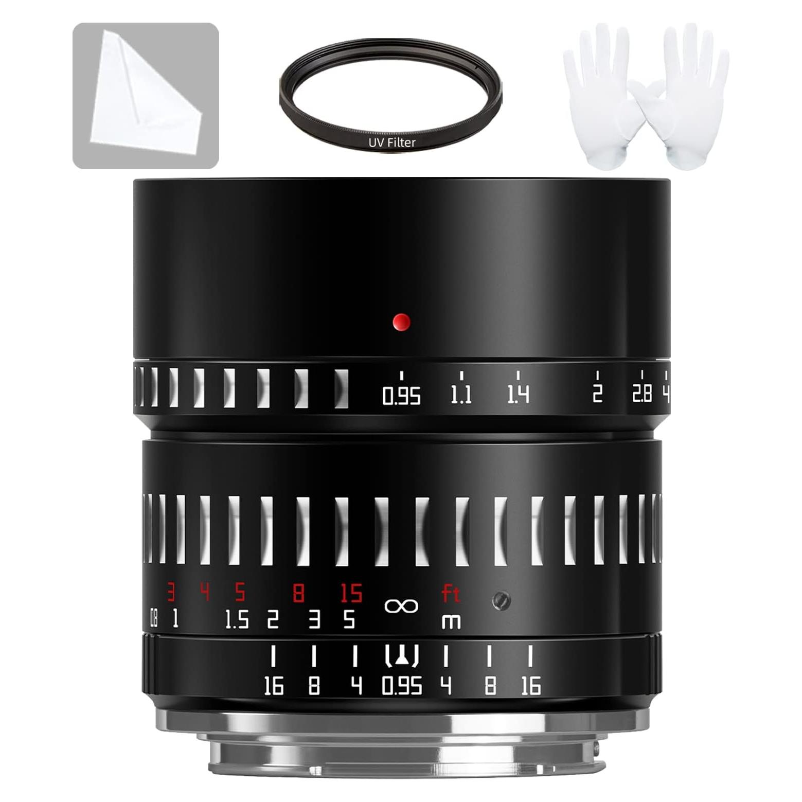 Lente TTArtisan 50mm F0.95 APS-C Enfoque Manual M4/3