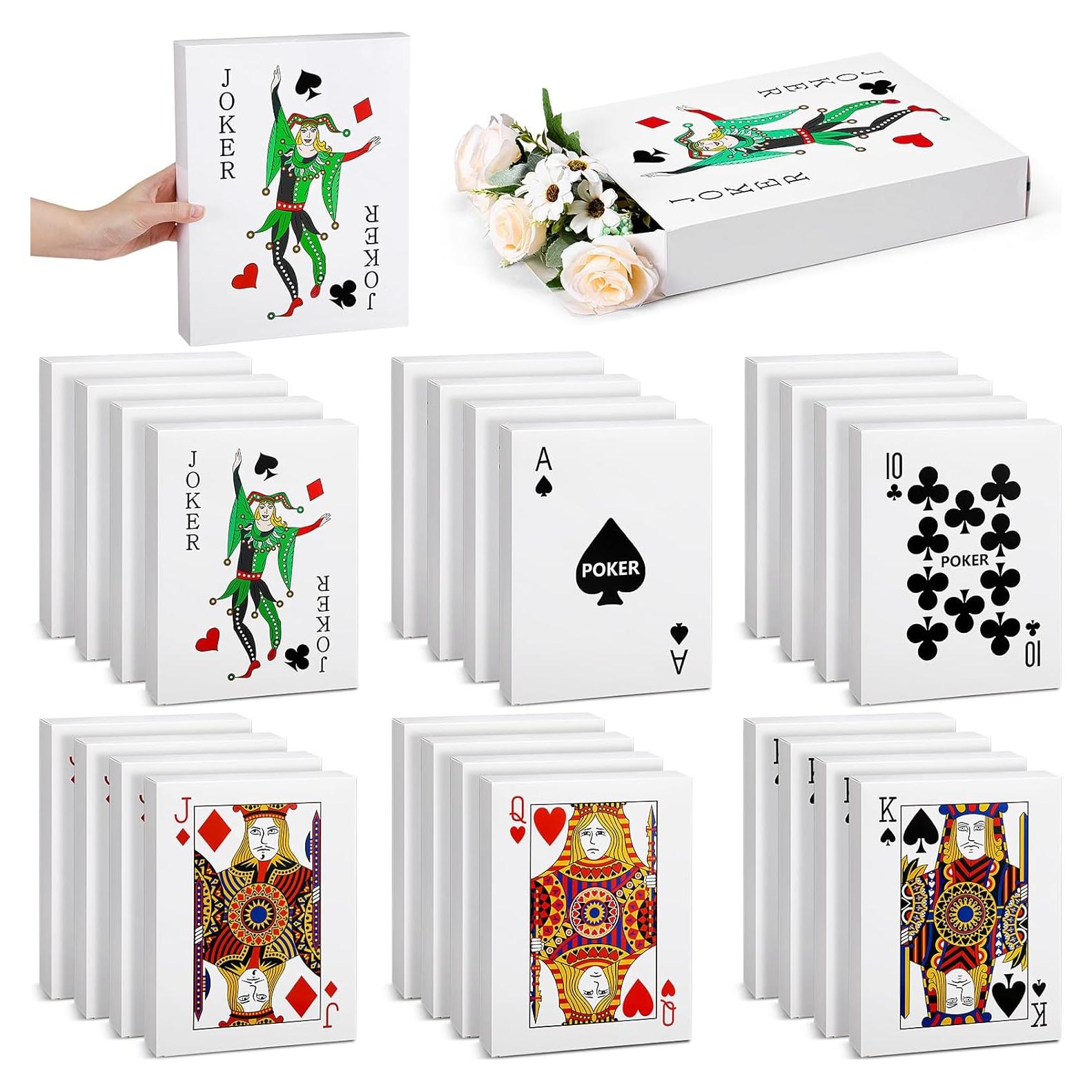 24 Cajas de Decoración de Póker Temática de Casino