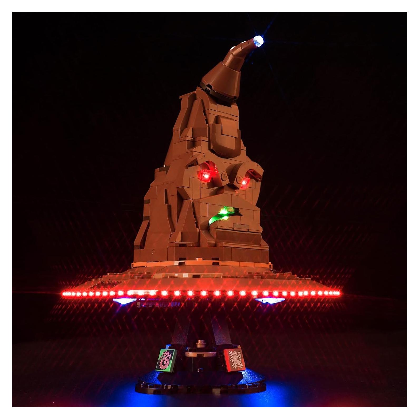 Kit de Iluminación LED BrickBling para Sombrero de Clasificación Lego 76429