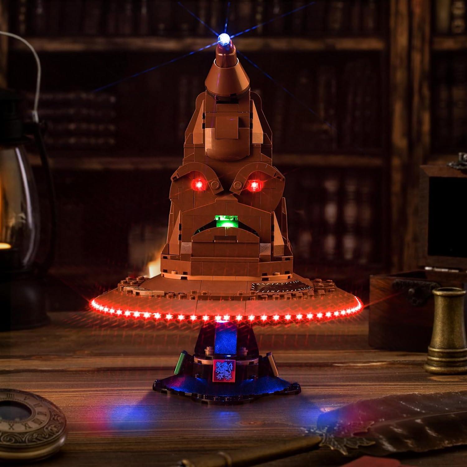 Kit de Iluminación LED BrickBling para Sombrero de Clasificación Lego 76429