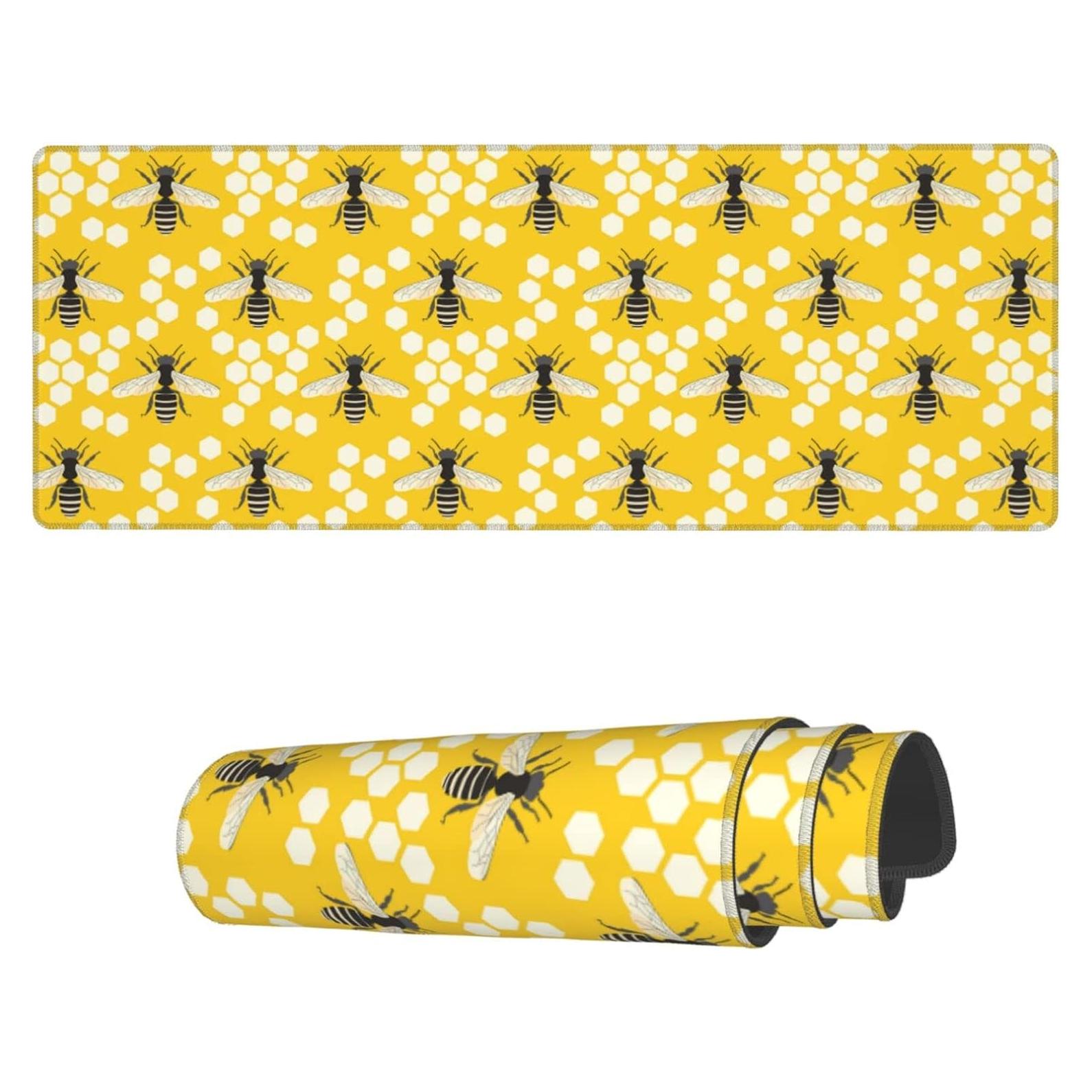 Alfombrilla de Ratón Famame Panal de Miel 80x30 cm Antideslizante