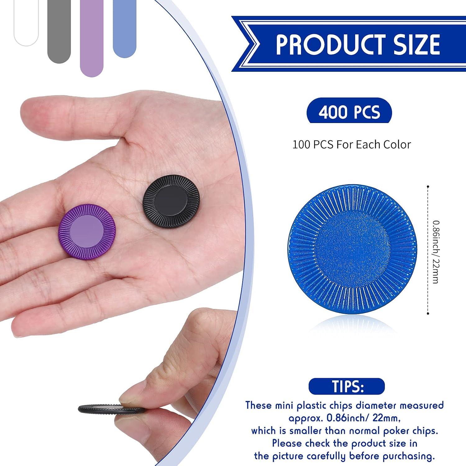 Fichas de Póker de Plástico Skylety 400 Piezas 2.18 cm