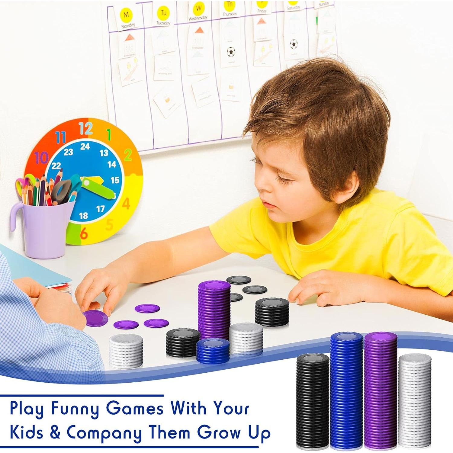 Fichas de Póker de Plástico Skylety 400 Piezas 2.18 cm