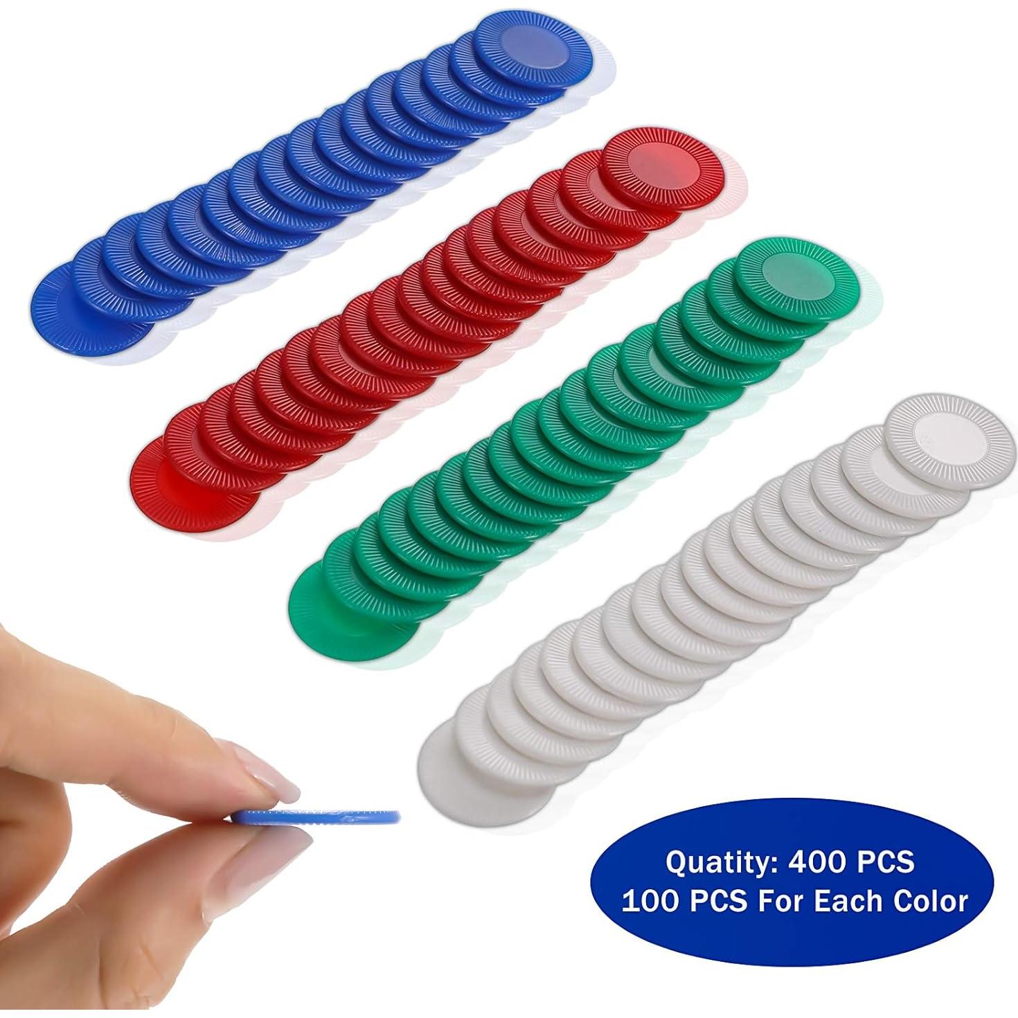 Fichas de Póker Skylety 400 Piezas Plástico 4 Colores