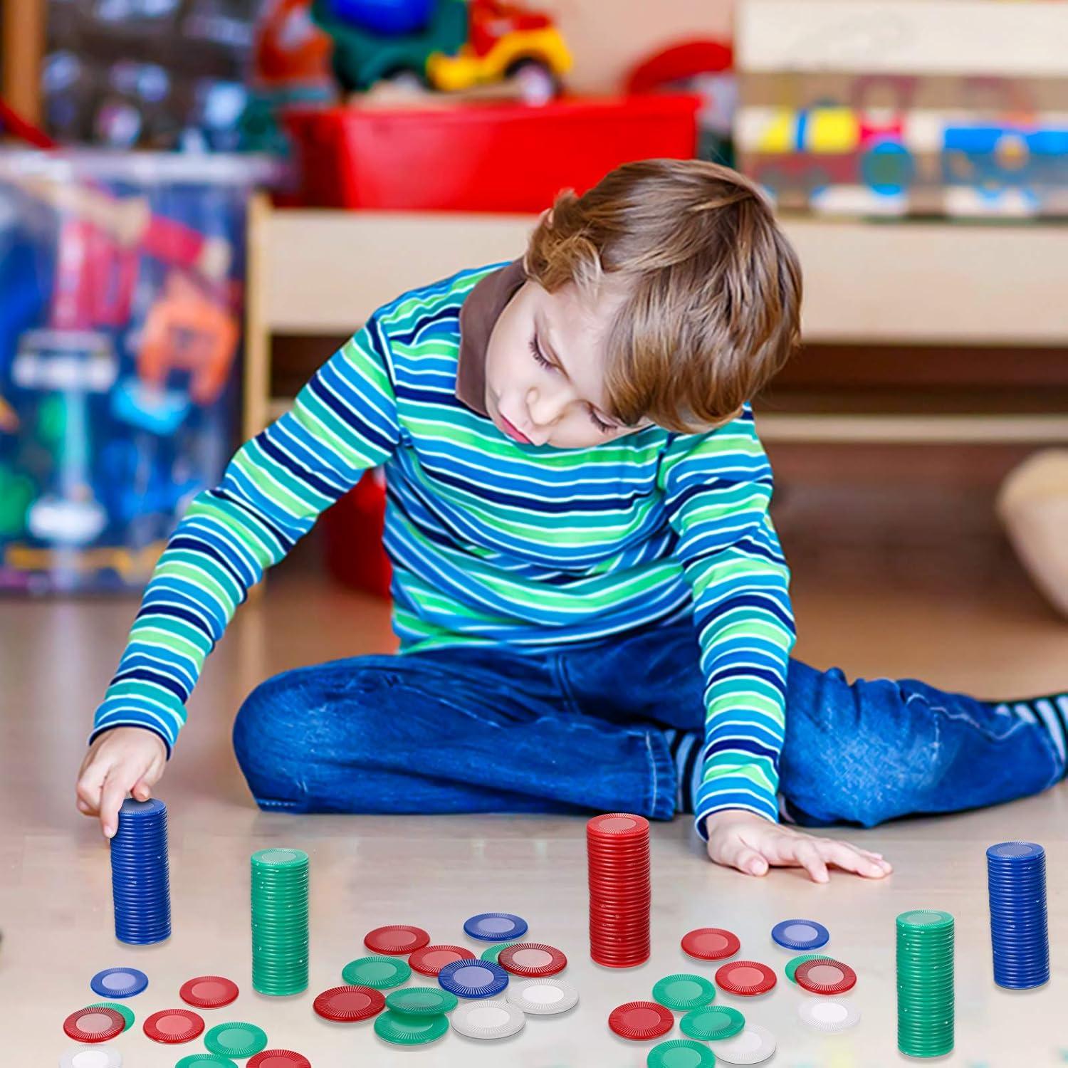 Fichas de Póker Skylety 400 Piezas Plástico 4 Colores