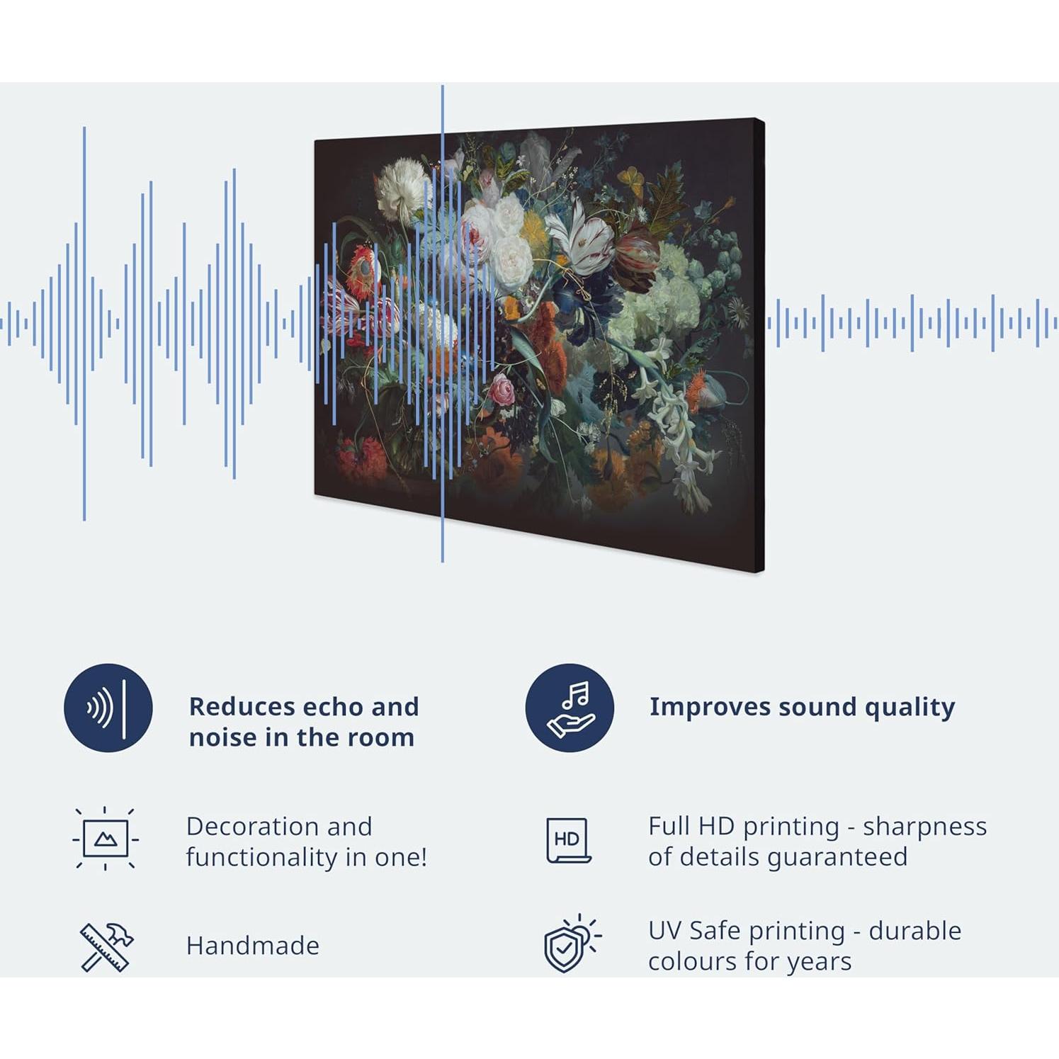 Lienzo Acústico Artgeist África 100x50 cm - 5 Piezas