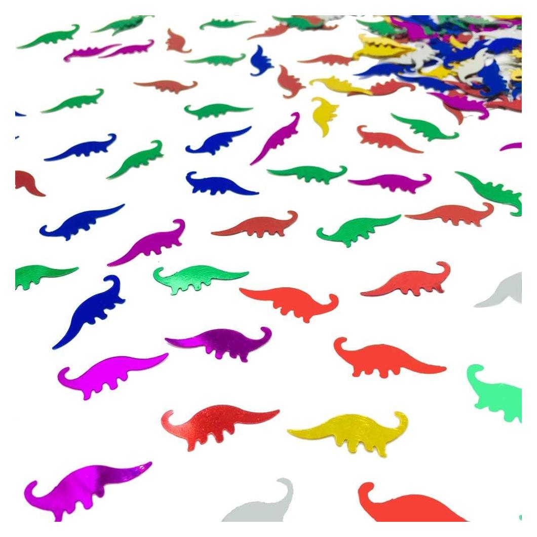 Confeti Dinosaurio JNSAXMI Metalizado 1900 Piezas Fiesta