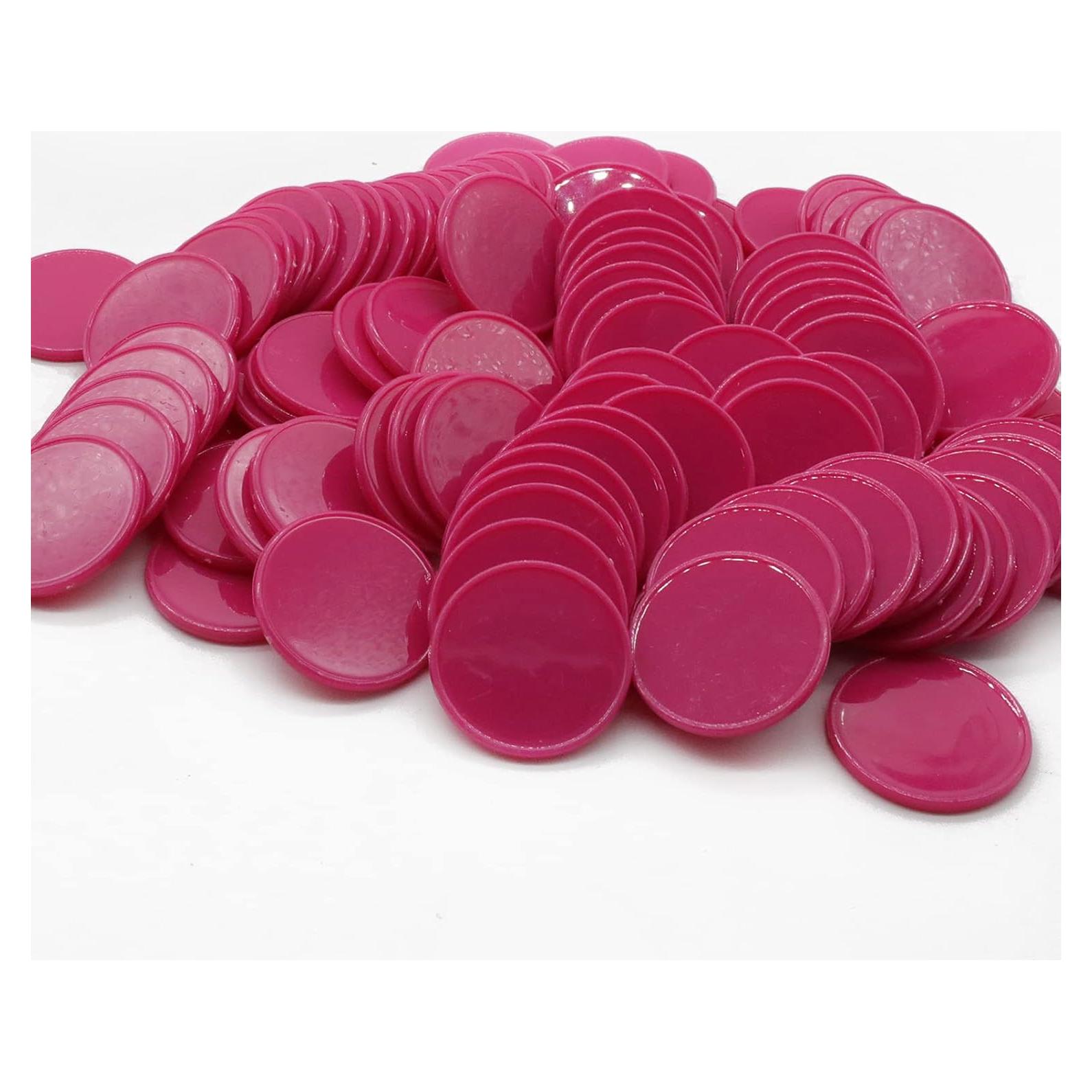 Juego de 100 Fichas de Plástico para Aprendizaje 25mm