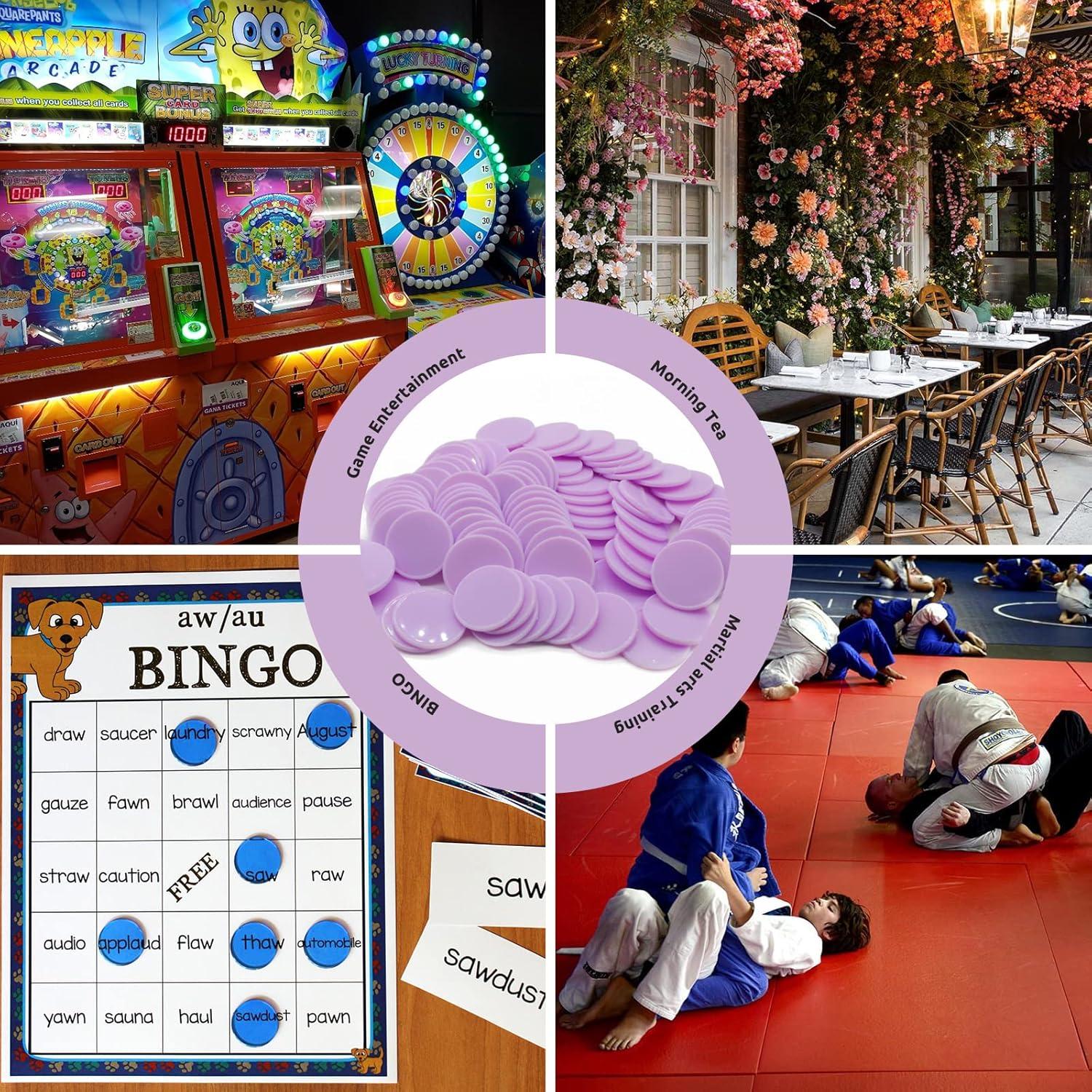 Juego de 100 Fichas de Plástico Cardo para Aprendizaje