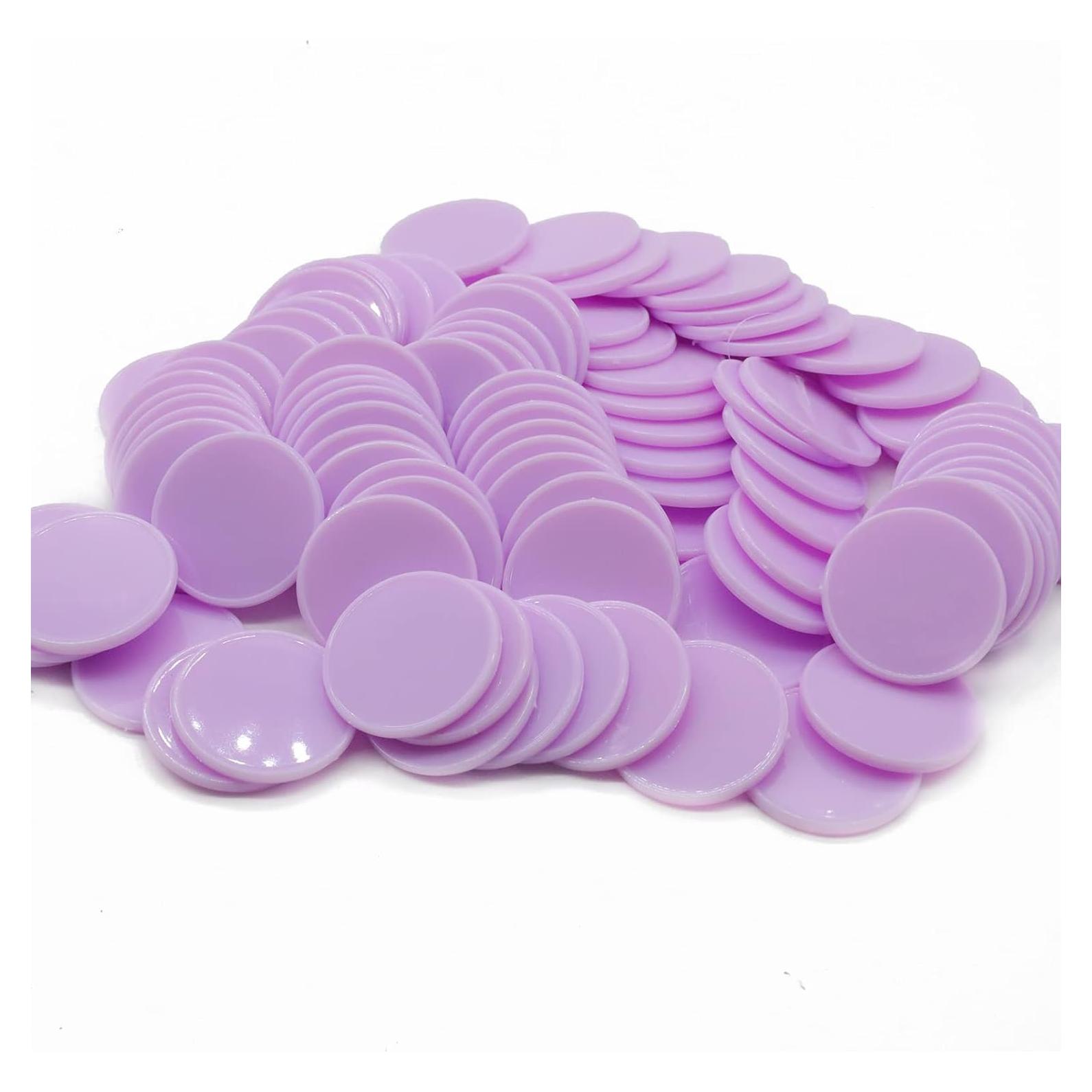 Juego de 100 Fichas de Plástico para Aprendizaje Cardo 25 mm