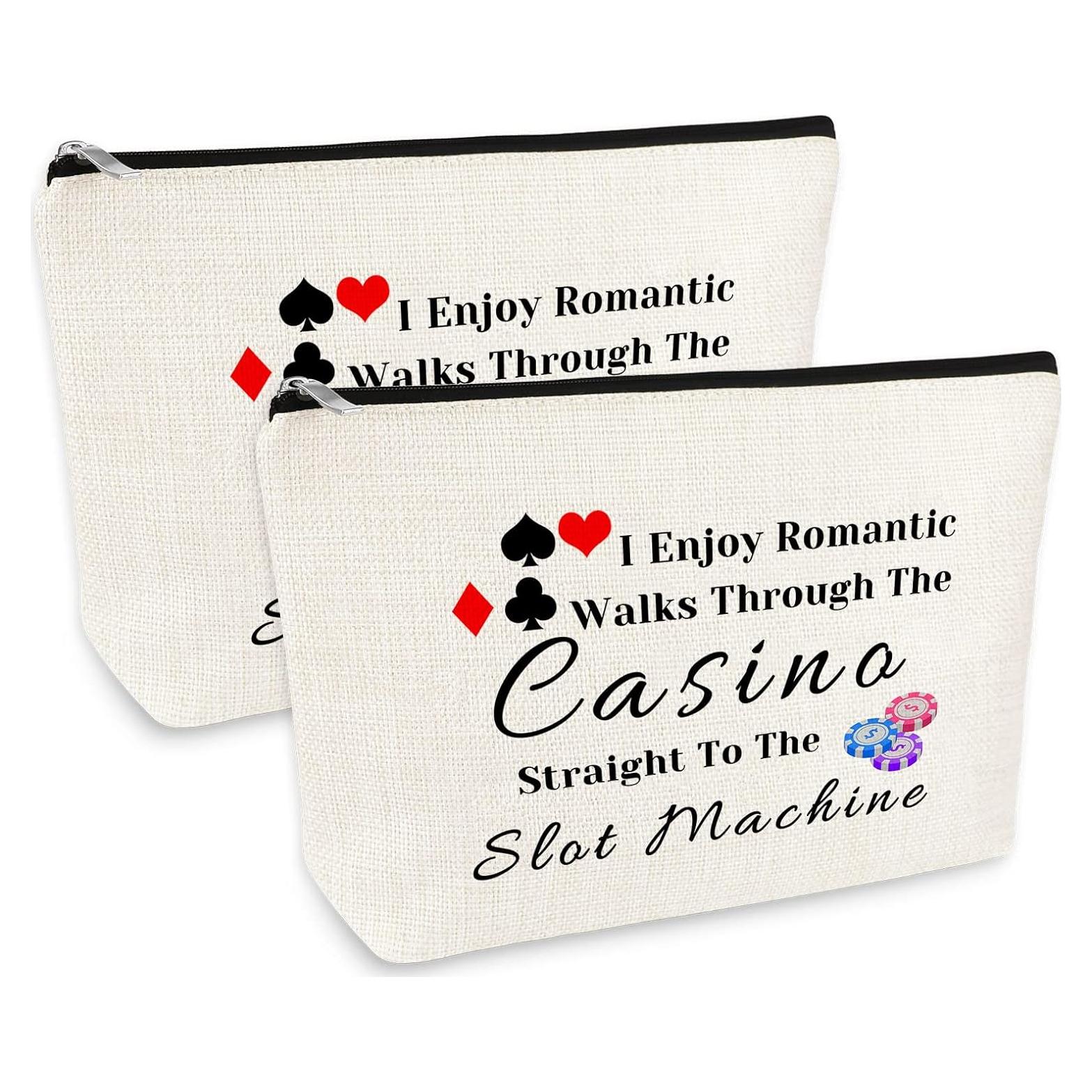 Bolsa de Maquillaje Mikela 2 Pcs para Amantes del Casino