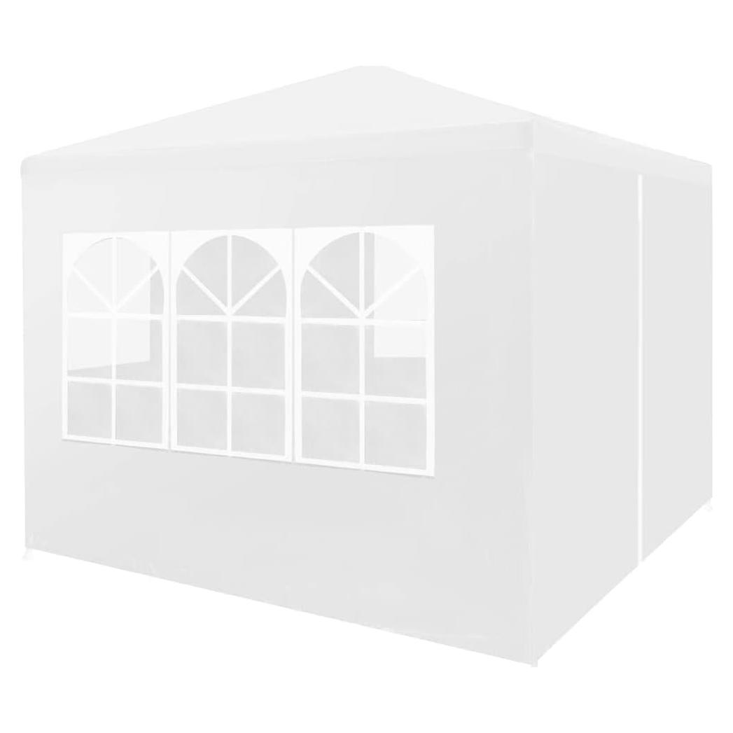 Carpa de Fiesta WEHUOSIF 2.99m x 2.99m Blanca con Paneles