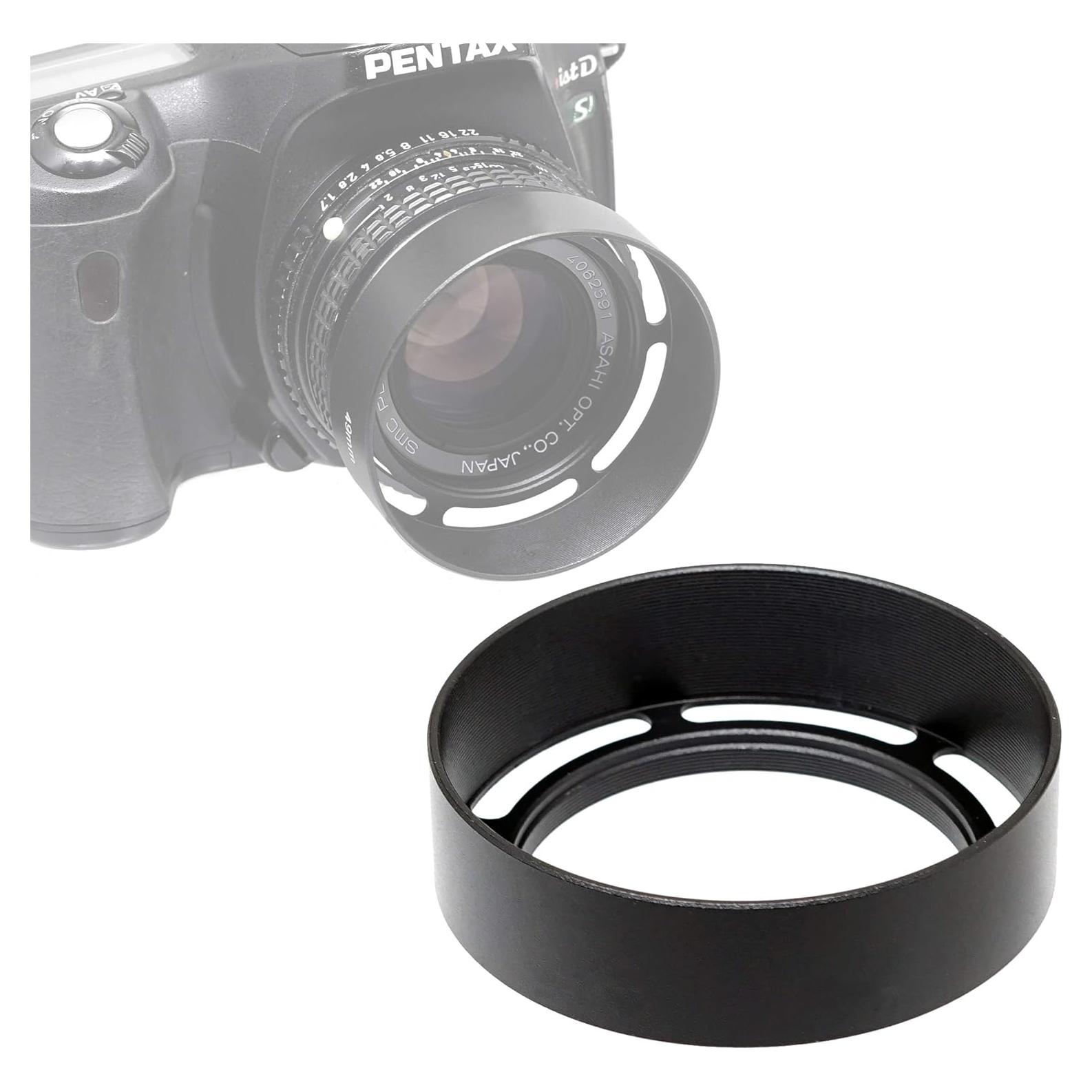 Capucha de lente metálica Fotasy 39mm para cámaras Fuji, Leica, Sony