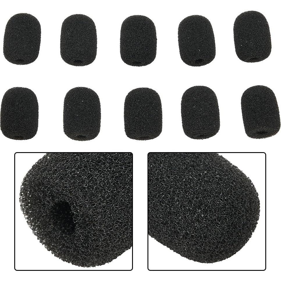 10 Fundas de Espuma para Micrófono de Auriculares HOgardenME