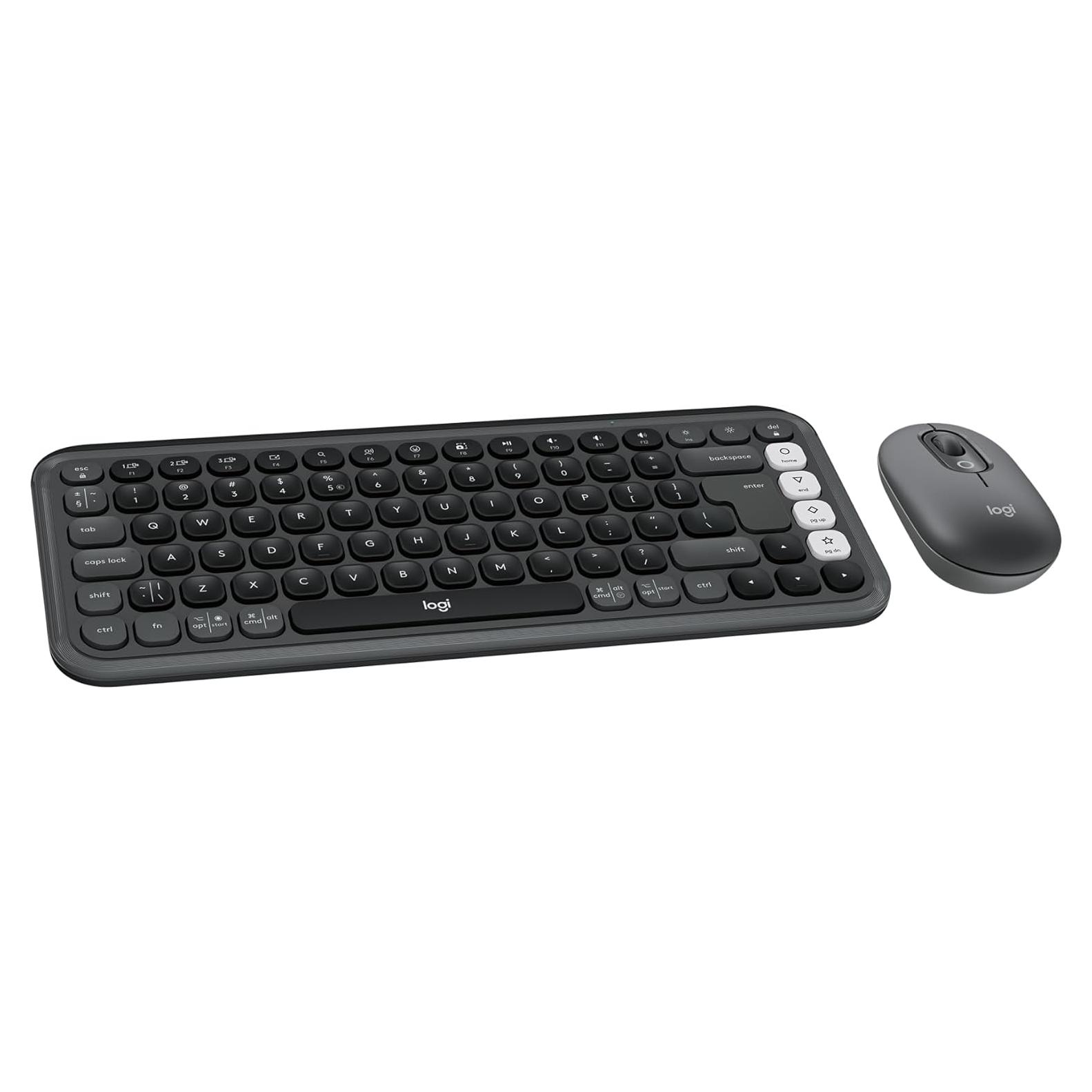 Combo de Teclado y Ratón Logitech ICON POP - Bluetooth, Silencioso