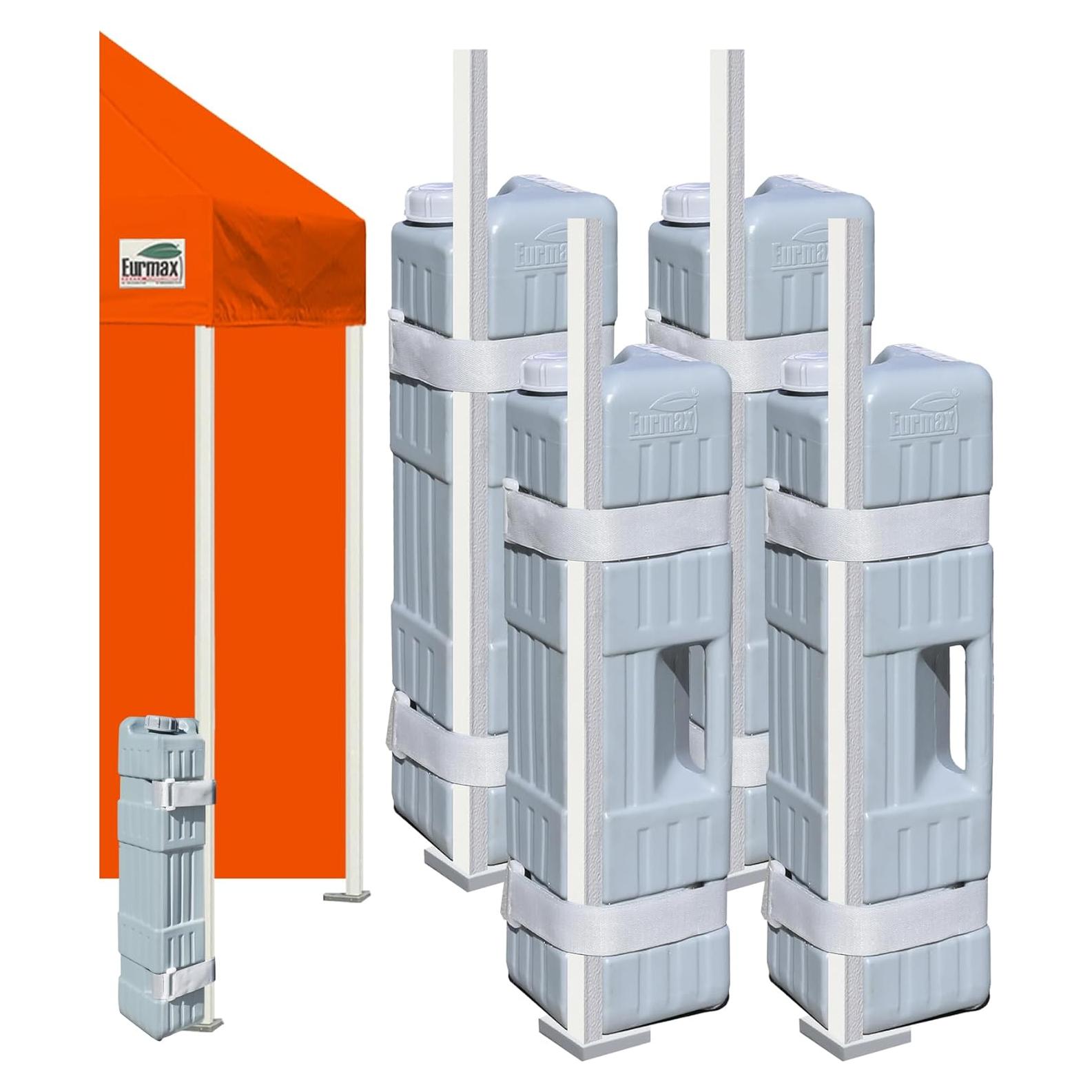 Pesos de Agua para Toldo Eurmax - 4 Pcs, 56.24 kg Capacidad