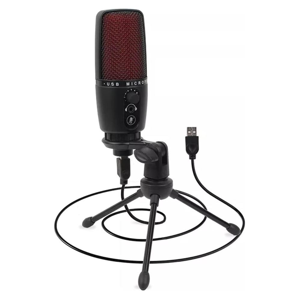 Micrófono de Condensador USB MSUDGH con Luz RGB 20 kHz