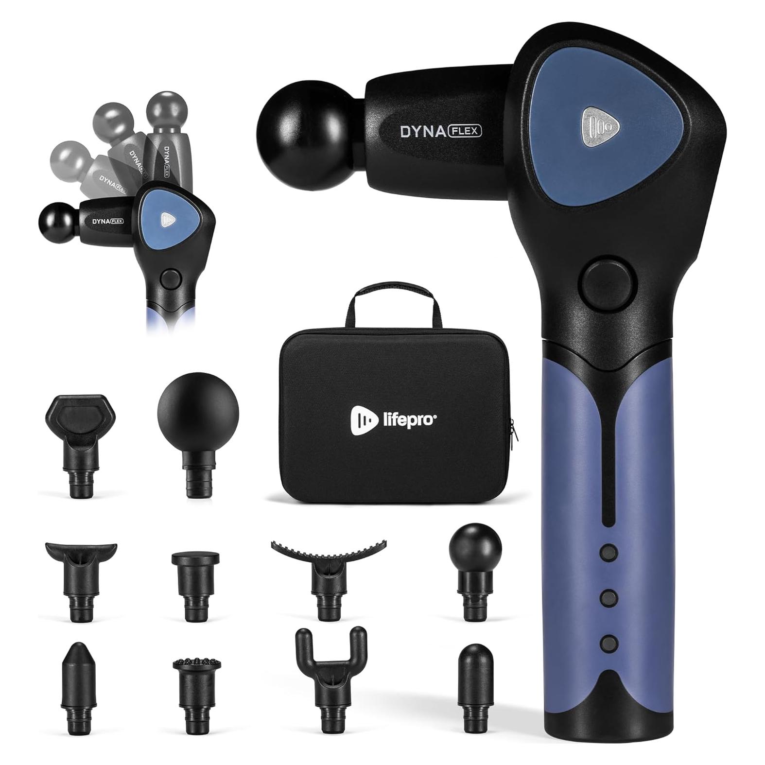 Pistola de Masaje LifePro Ajustable 12 Piezas 1,36 kg
