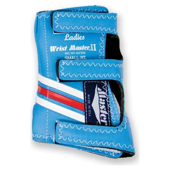 Muñequera Maestra Dama II Azul Polvo Soporte para Boliche