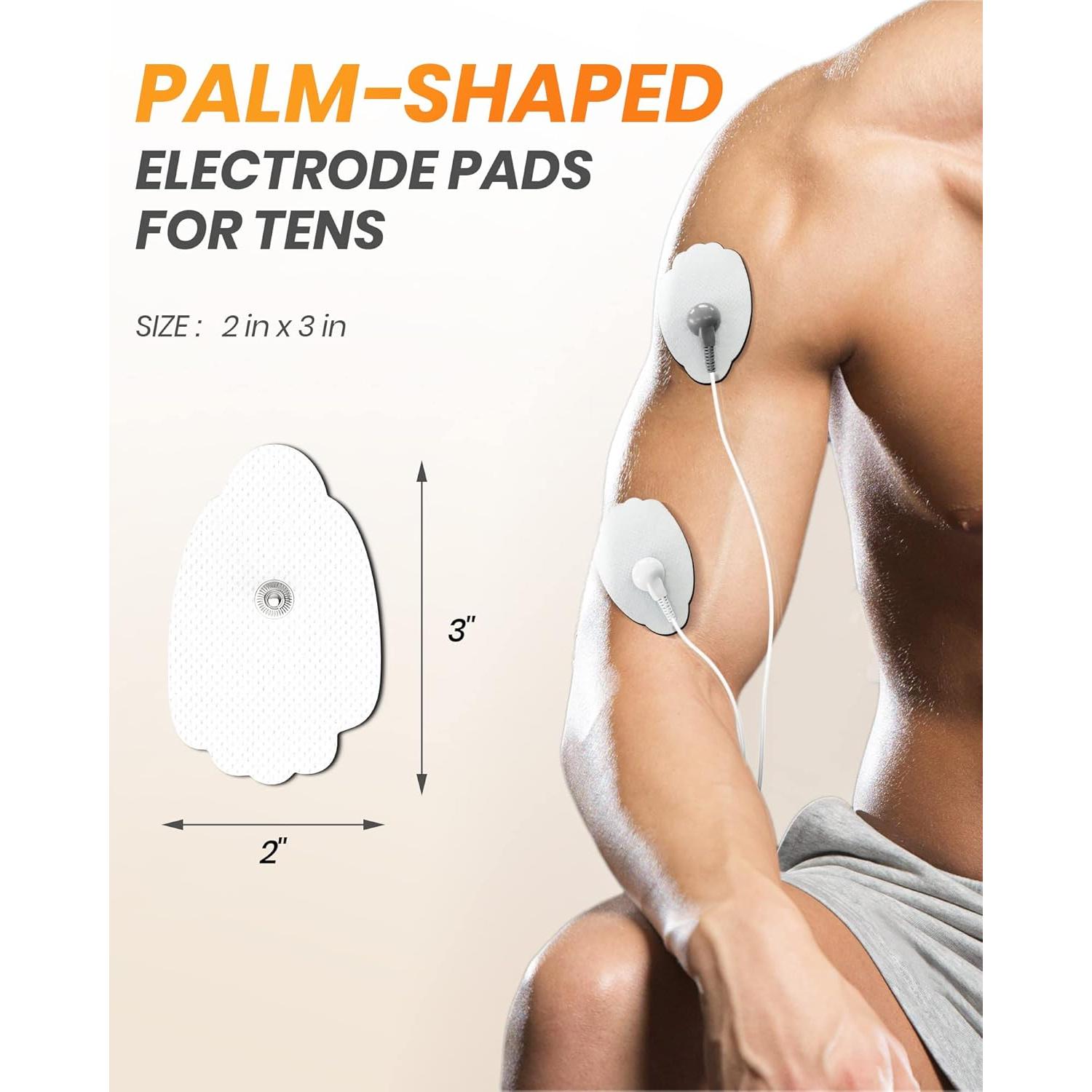 Paquete de 20 Almohadillas TENS AVCOO Reutilizables Sin Látex
