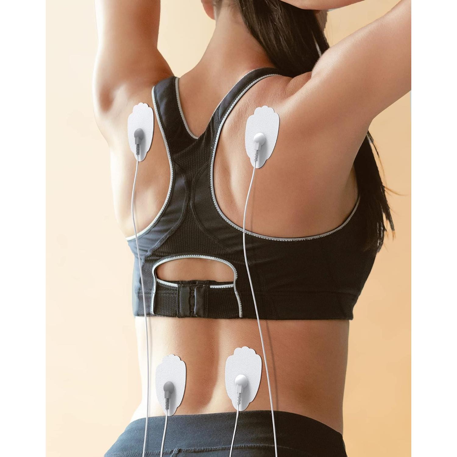 Paquete de 20 Almohadillas TENS AVCOO Reutilizables Sin Látex