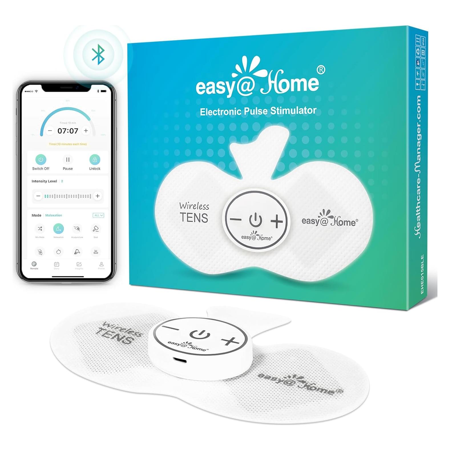 Estimulador TENS Inalámbrico Easy@Home EHE015BLE Control APP