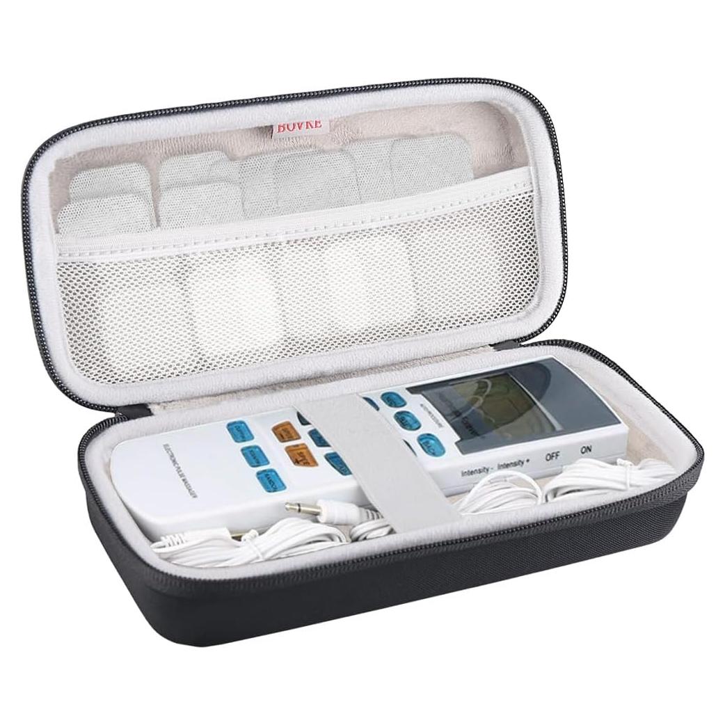 Funda EVA Dura BOVKE para Estimulador Muscular TENS Negro