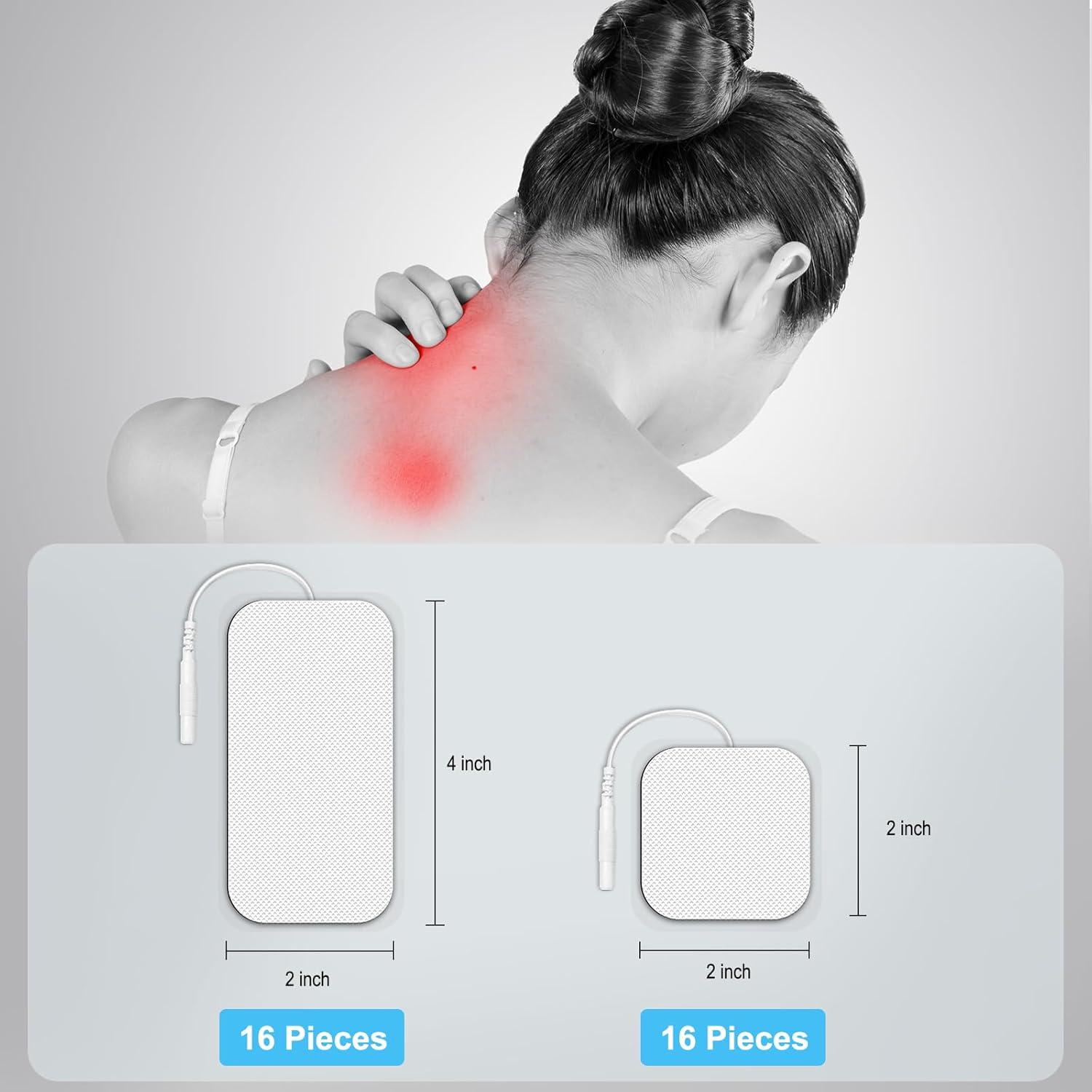 Electrodos TENS Glamgen 32 PCS con Estuche de Transporte