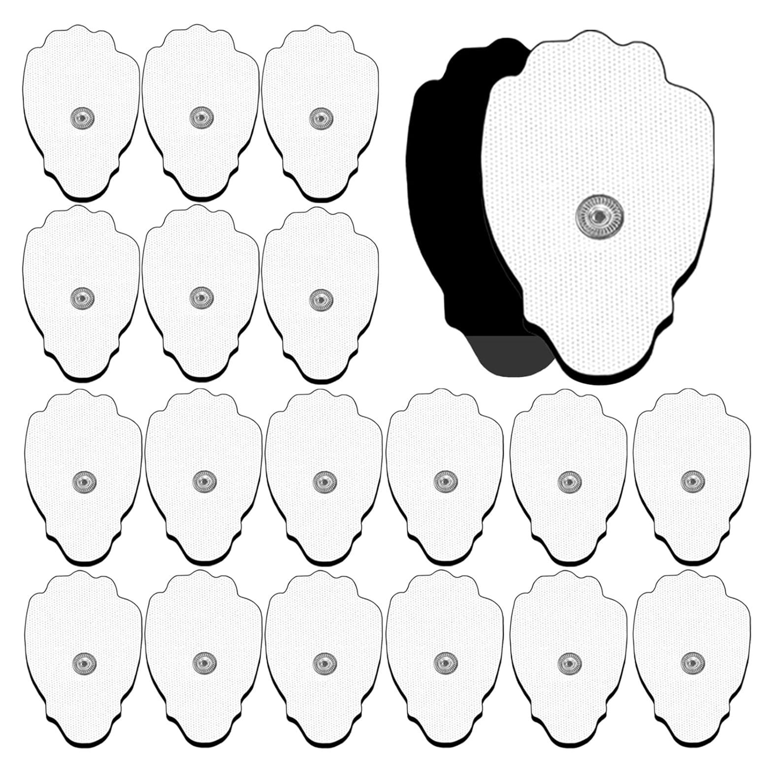 PADS de Reemplazo TENS anrlafie 20PCS Reutilizables 3x1.8"