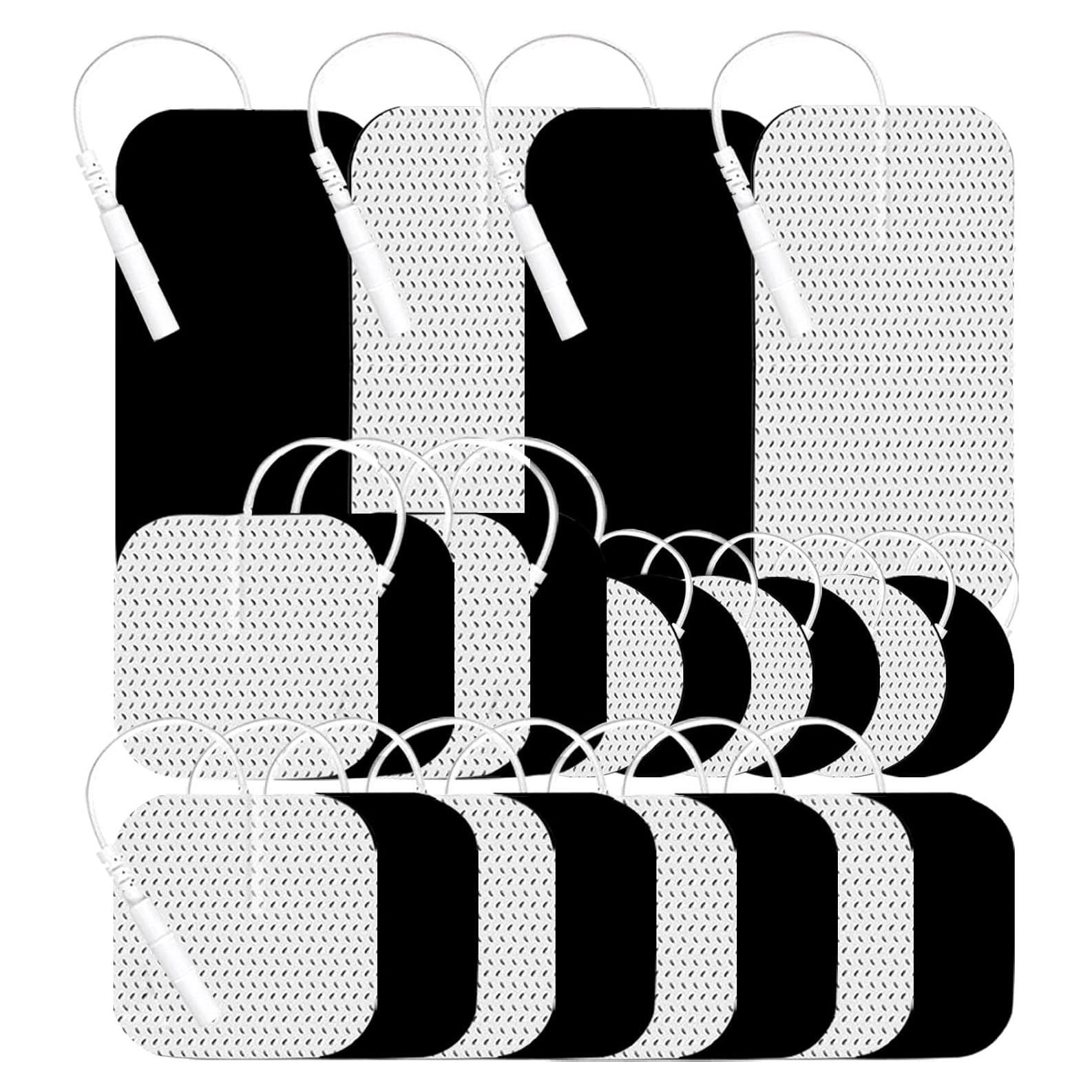 Pads de Reemplazo TENS Grozav 22Pcs Gel Premium 5.08x10.16cm