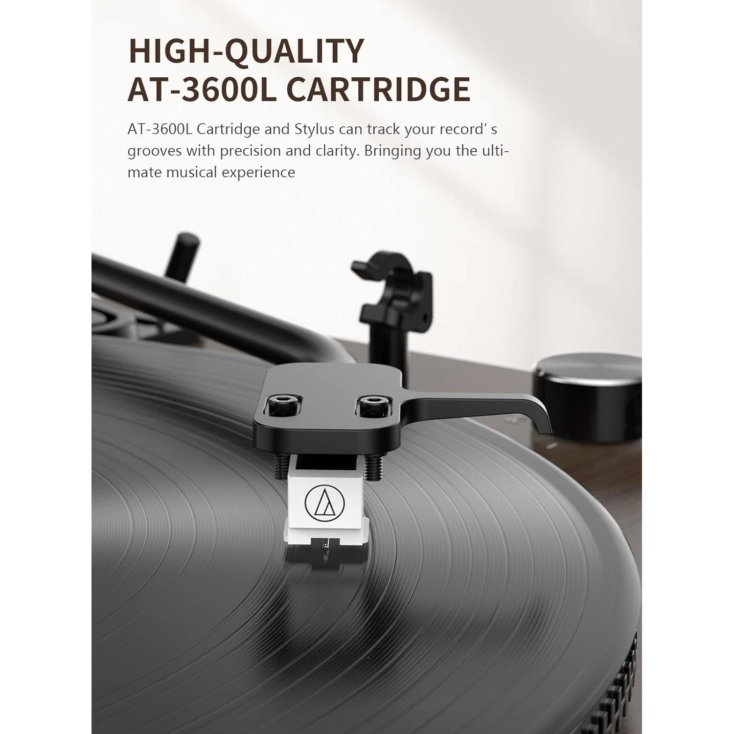 Tocadiscos Bluetooth RetroAudio 2 Velocidades RCA 33/45 RPM