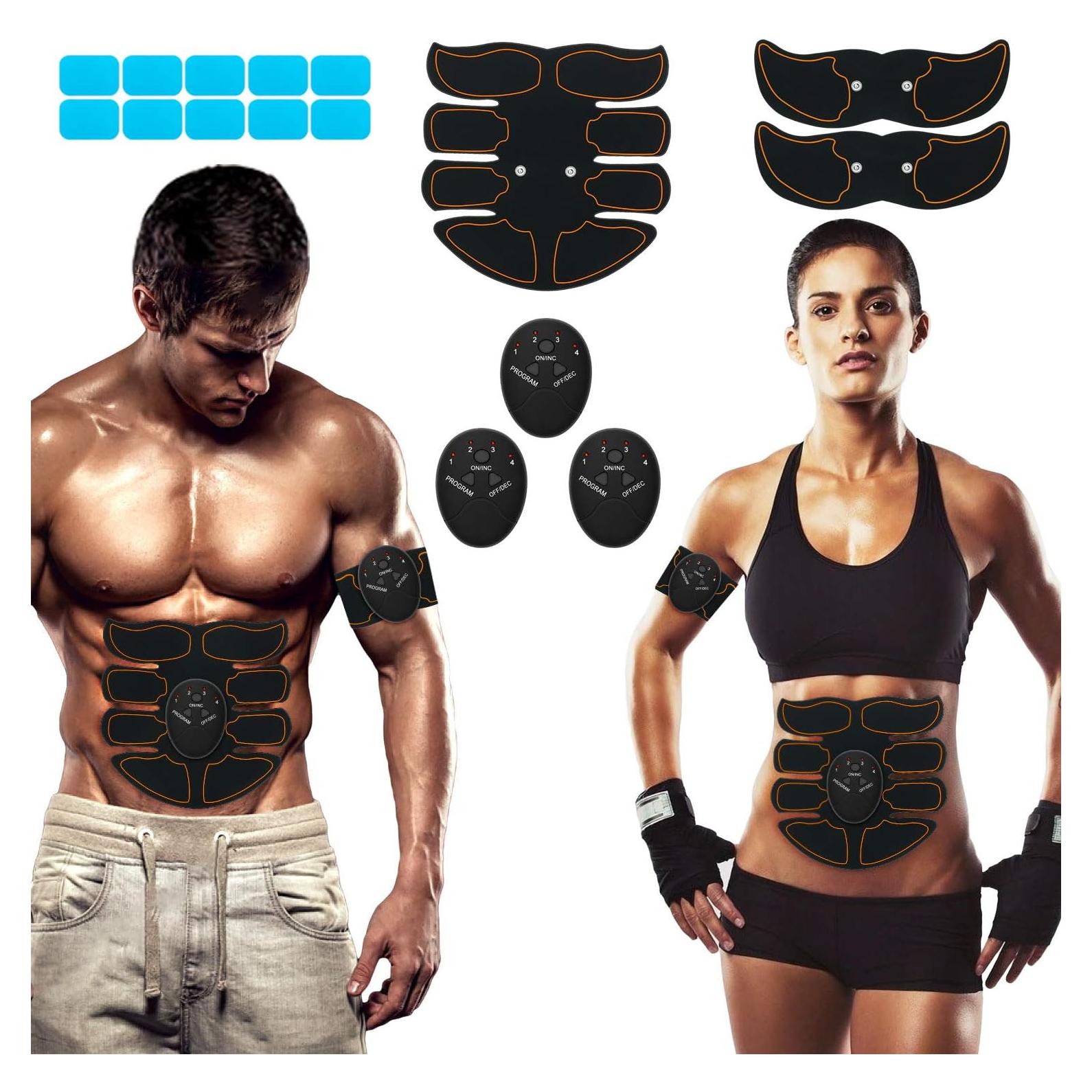 Entrenador Muscular EMS SPORTLIMIT MP01 Unisex Negro 02