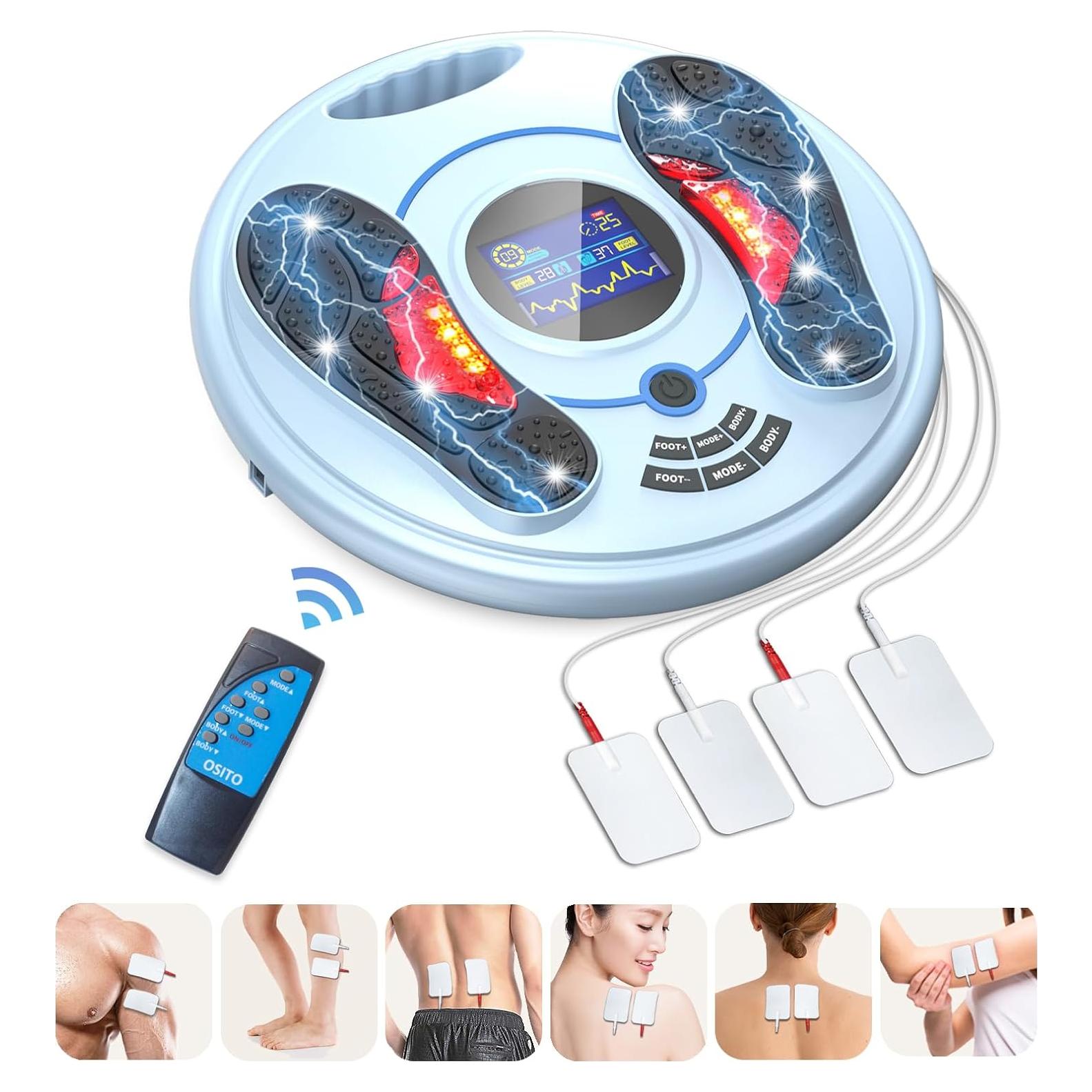 Máquina de Estimulación de Pies Osto EMS TENS - Alivio Dolor y Circulación