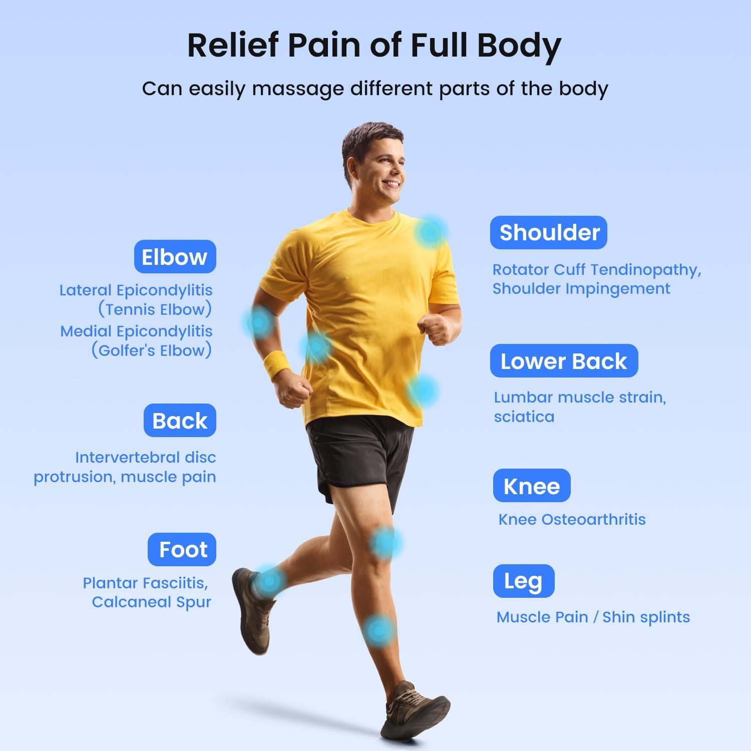 Máquina de Terapia de Ondas de Choque Profesional ZumifyCool T800 - Alivio Dolor Articulaciones y Músculos