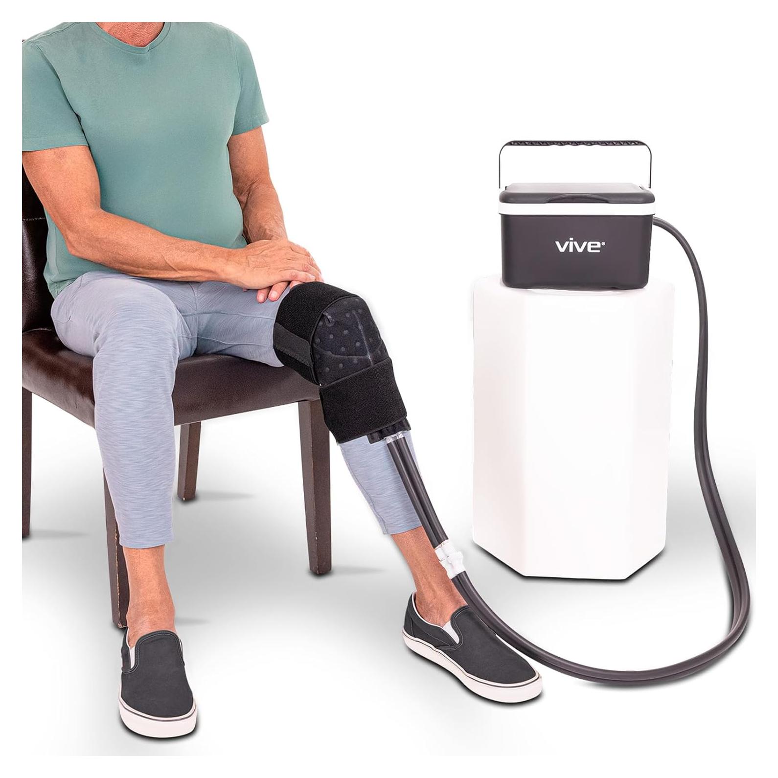 Máquina de Terapia de Hielo Vive RHB3026BLK para Rodilla y Hombro