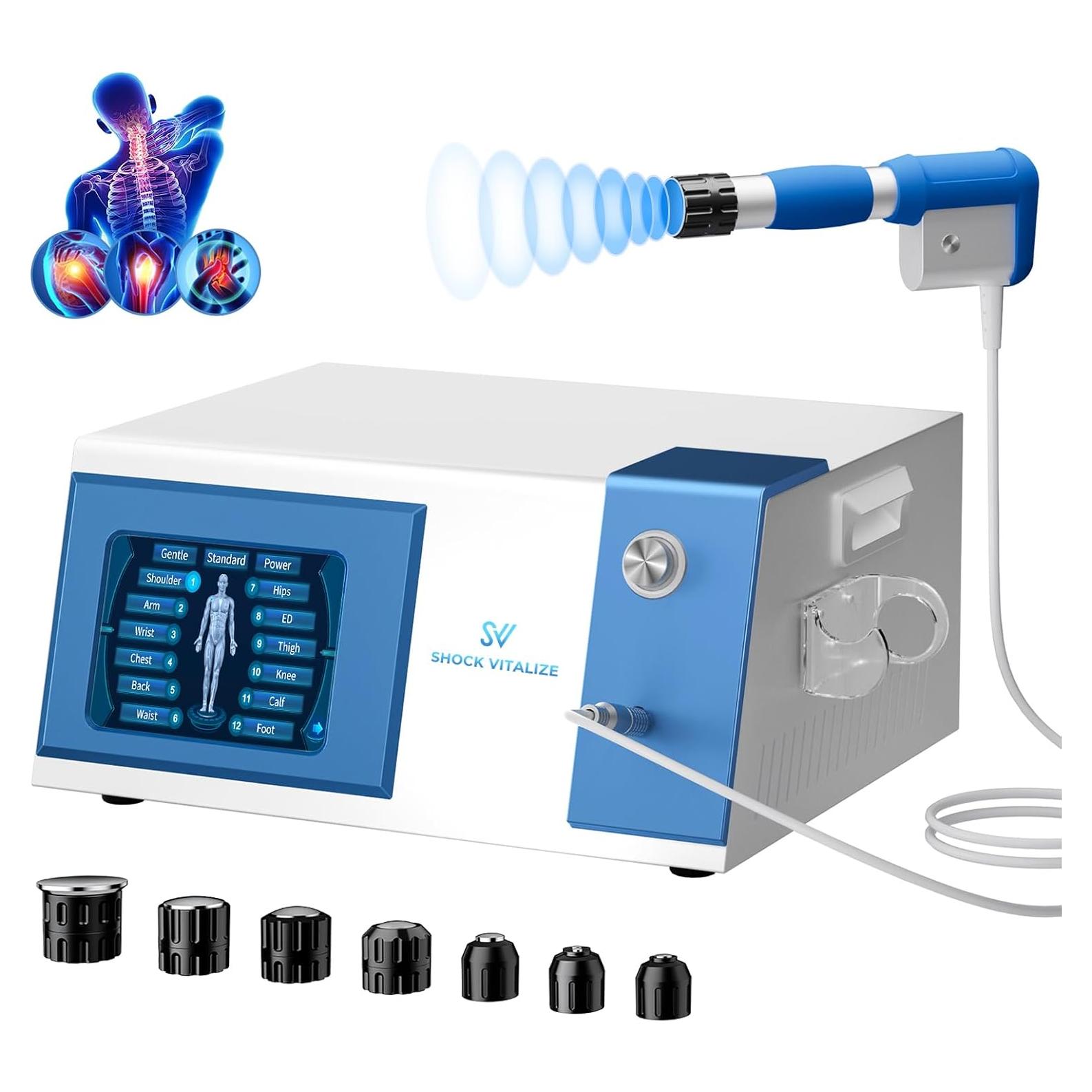 Máquina de Terapia de Ondas de Choque SHOCK VITALIZE S02-Mega para Alivio del Dolor