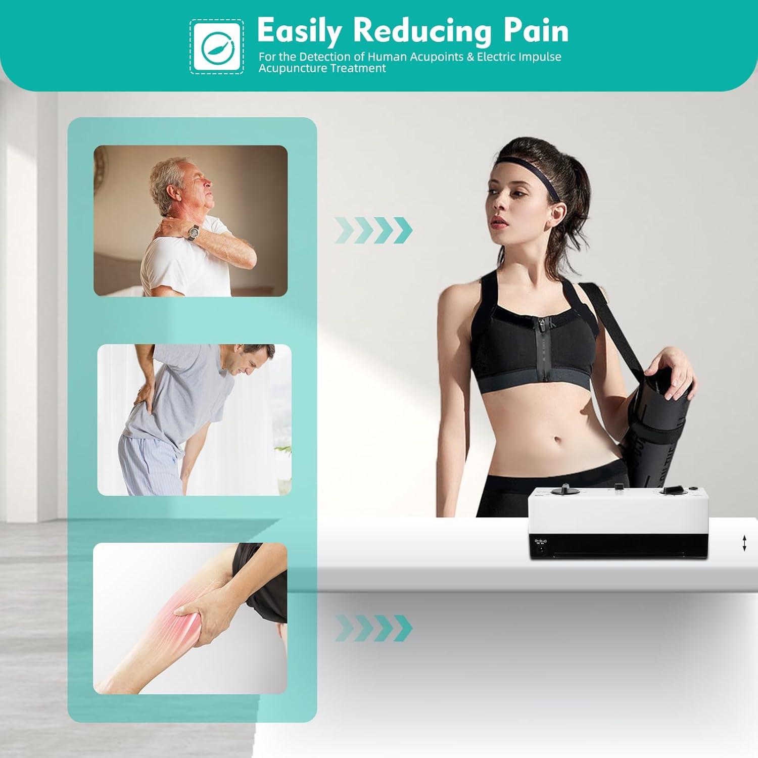 Máquina Estimulador Eléctrico de Acupuntura CHNWOD 110V 5 Modos