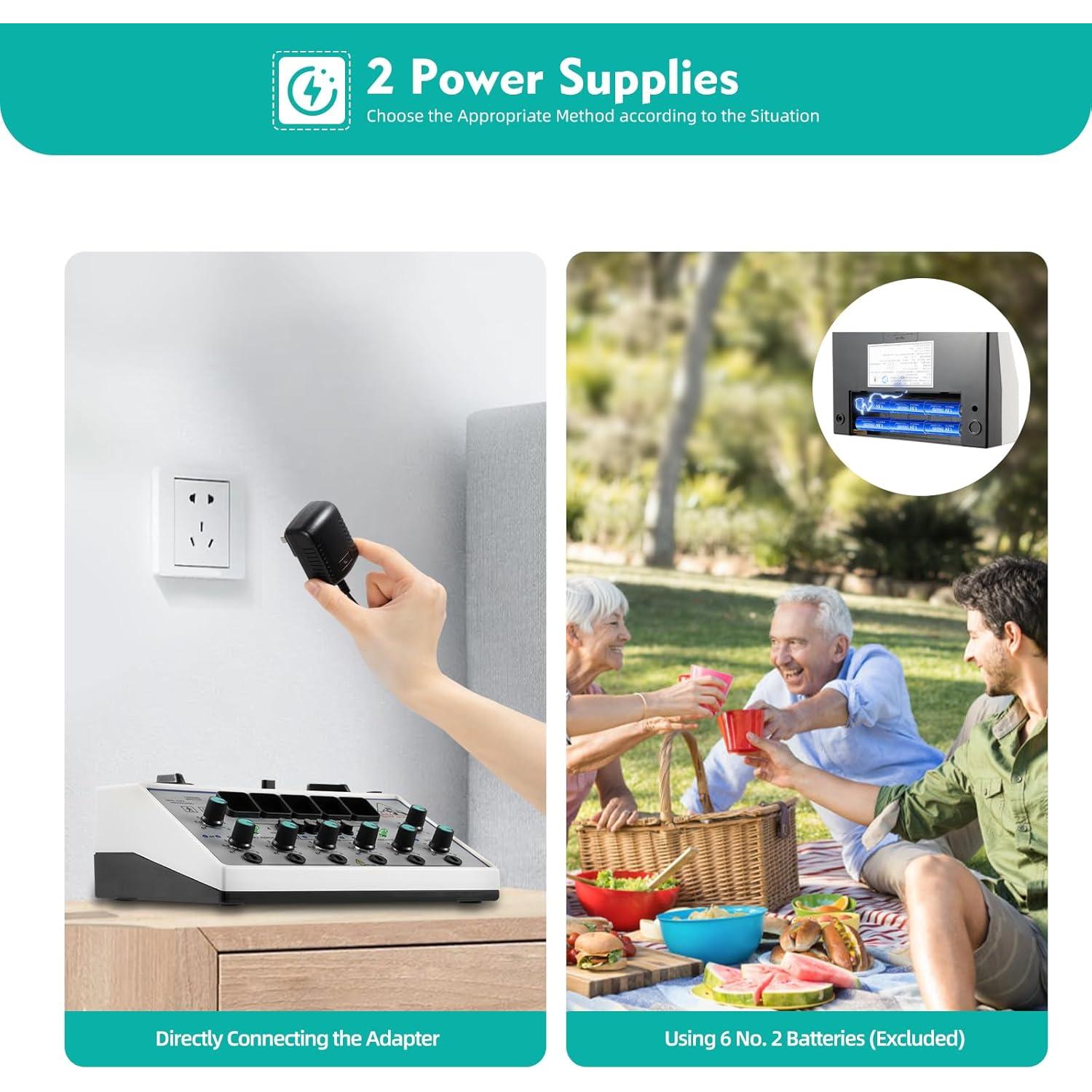 Máquina Estimulador Eléctrico de Acupuntura CHNWOD 110V 5 Modos