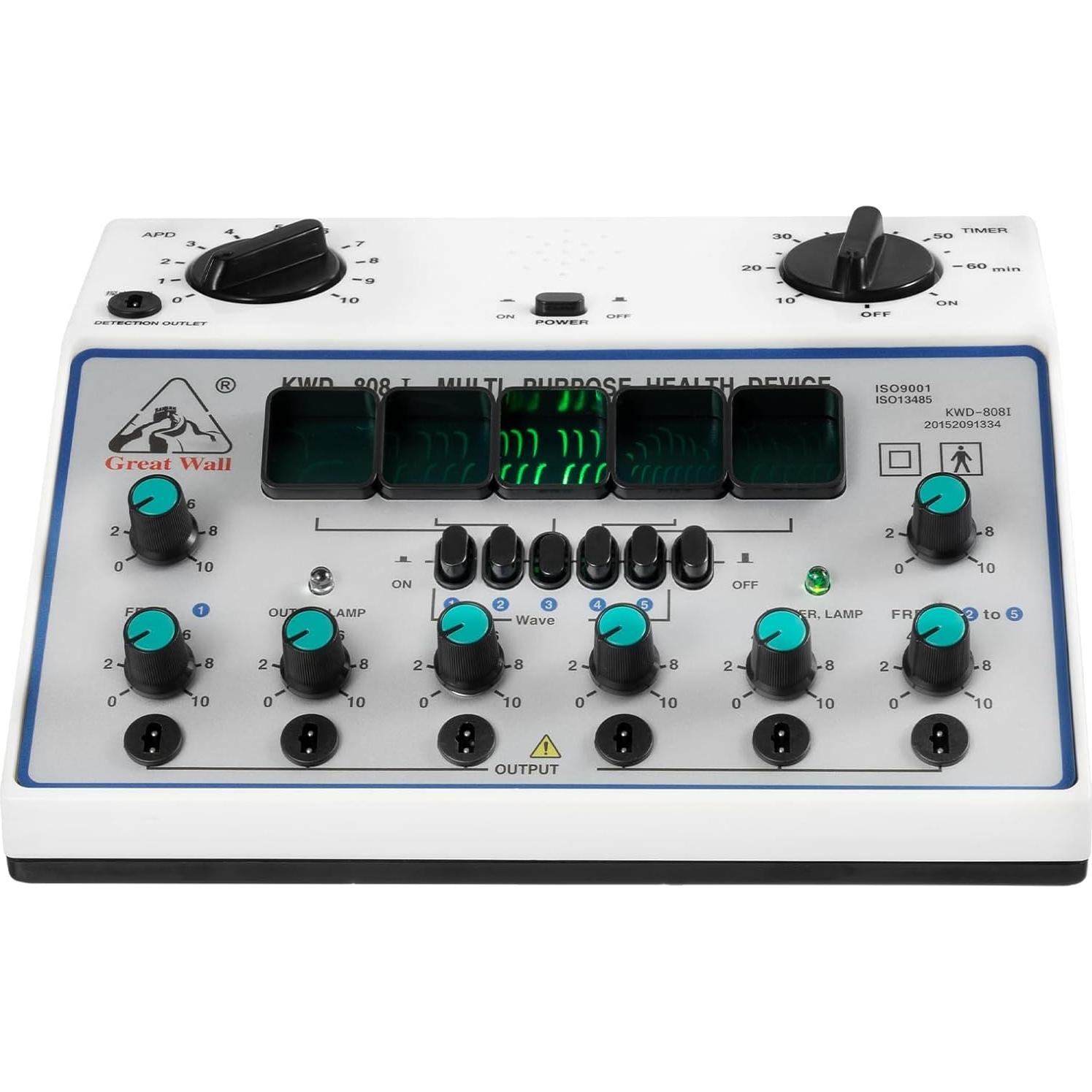 Máquina Estimulador Eléctrico de Acupuntura CHNWOD 110V 5 Modos