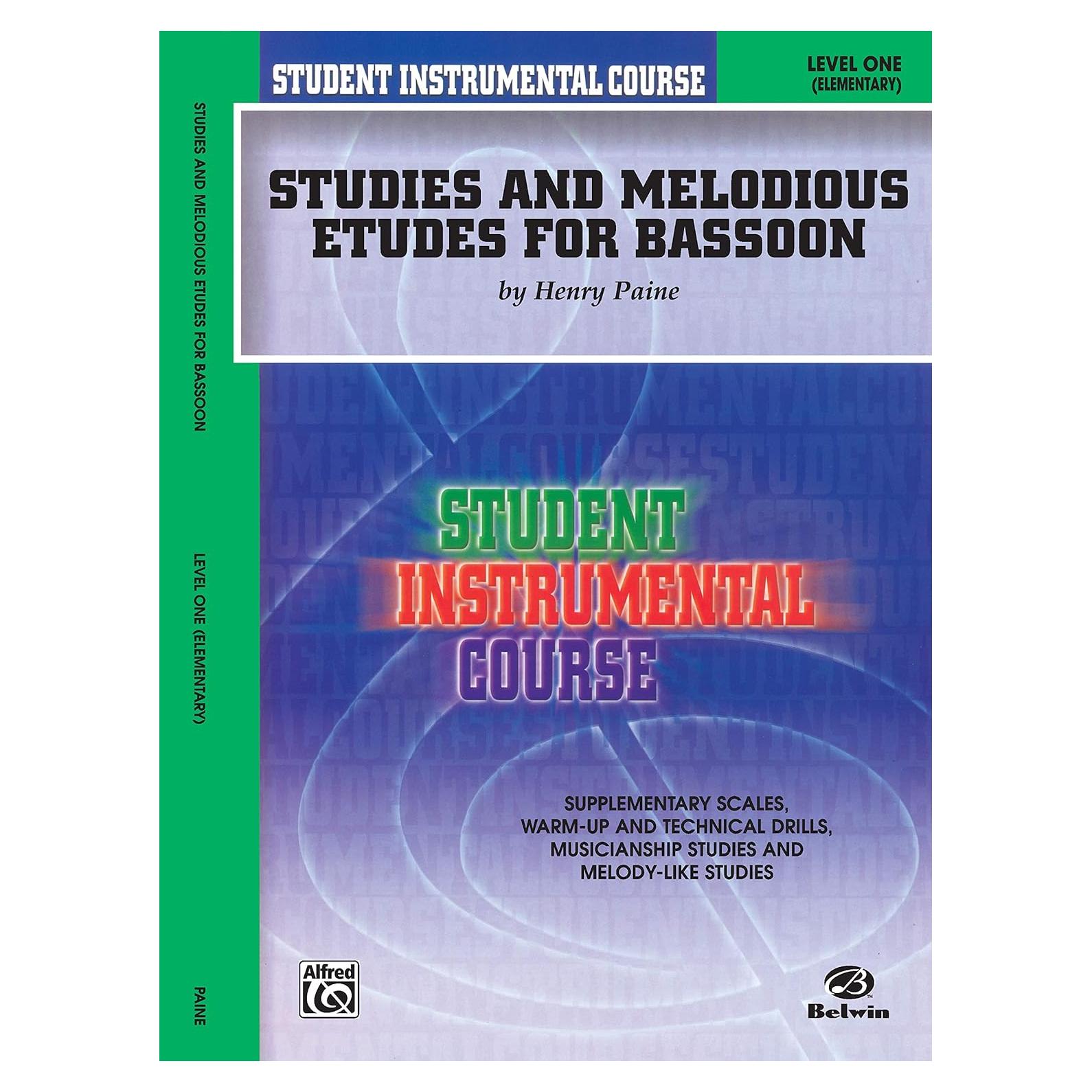 Student Instrumental Course Studies and Melodious Etudes for Bassoon: Level I