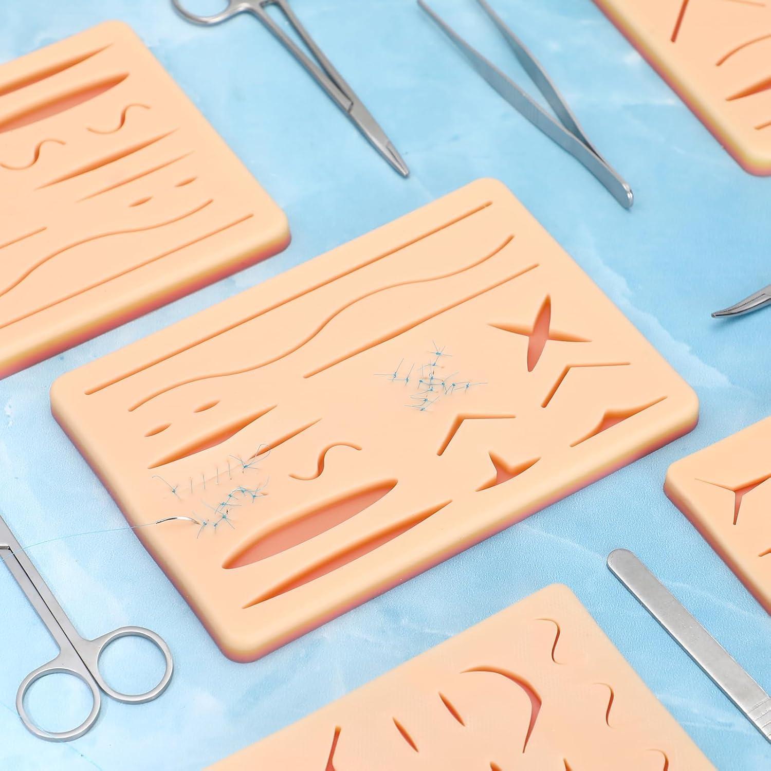 Kit de Práctica de Sutura 3 Piezas ZongHan - Almohadillas Reutilizables