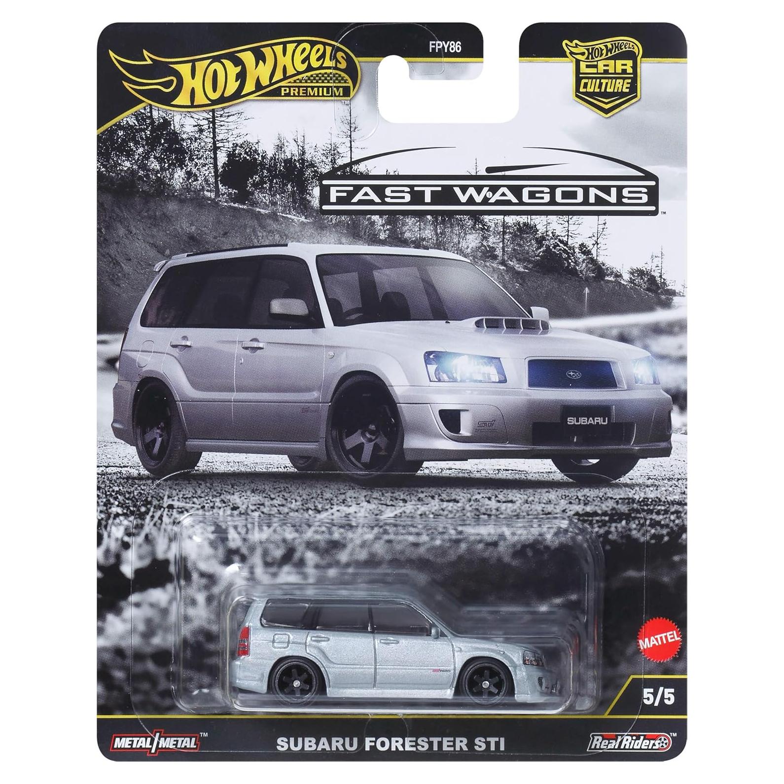 Coche de Juguete Hot Wheels Premium Subaru Forester STI 1:64