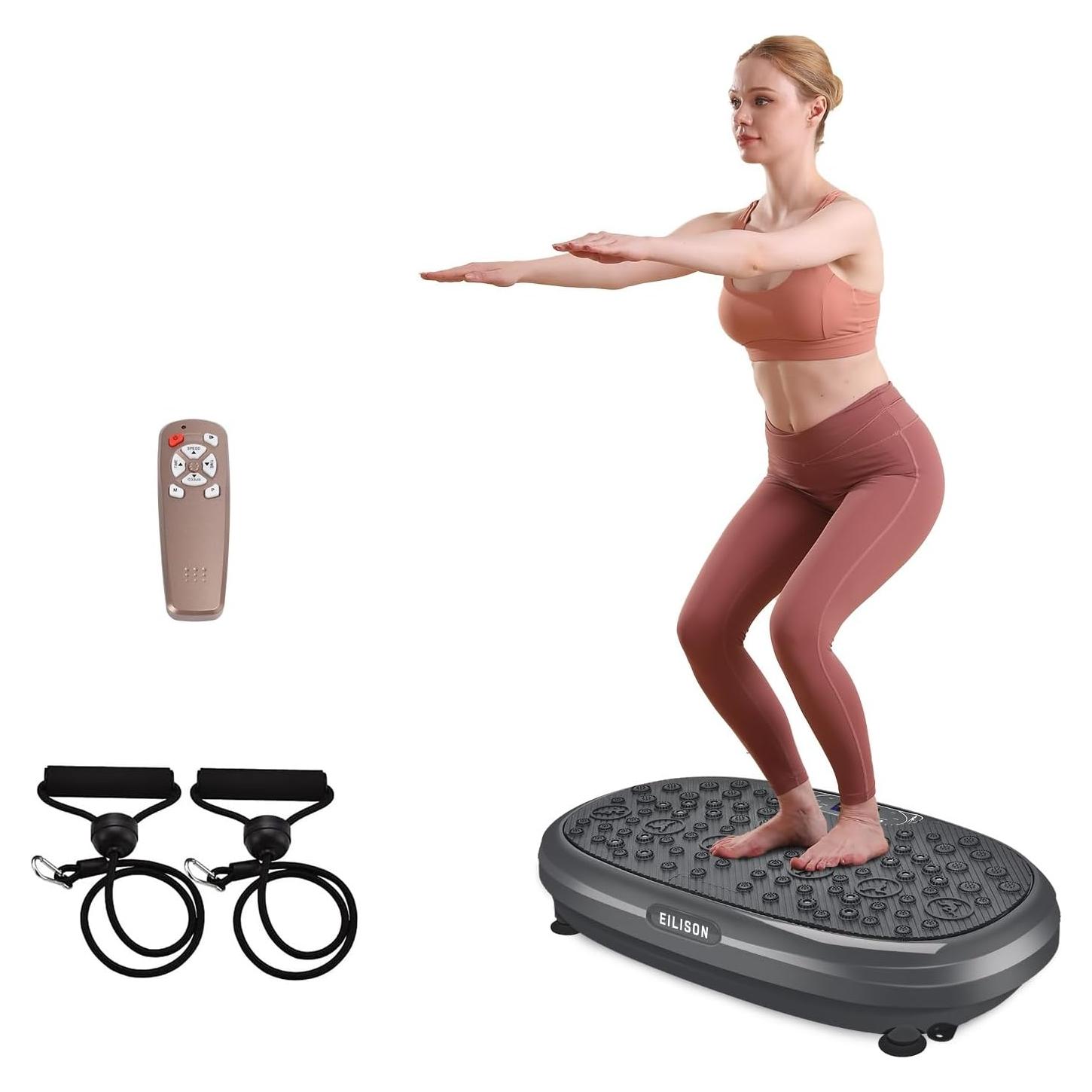 EILISON FitMax 3D XL Plataforma de Vibración 120 Niveles