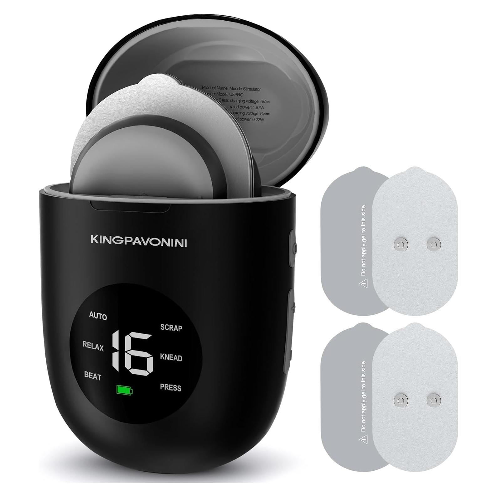 Unidad TENS Inalámbrica KingPavonini U8PRO, Estimulador Muscular