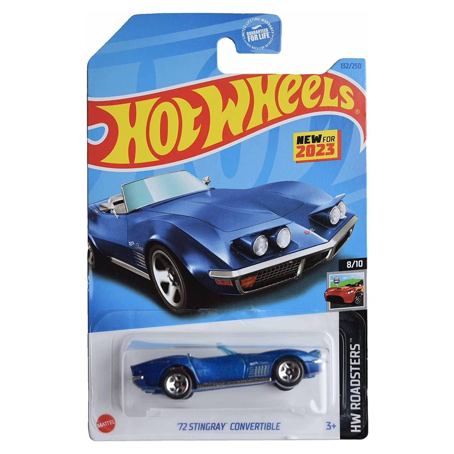 Hot Wheels Coche de Juguete Stingray Convertible Azul 1:64